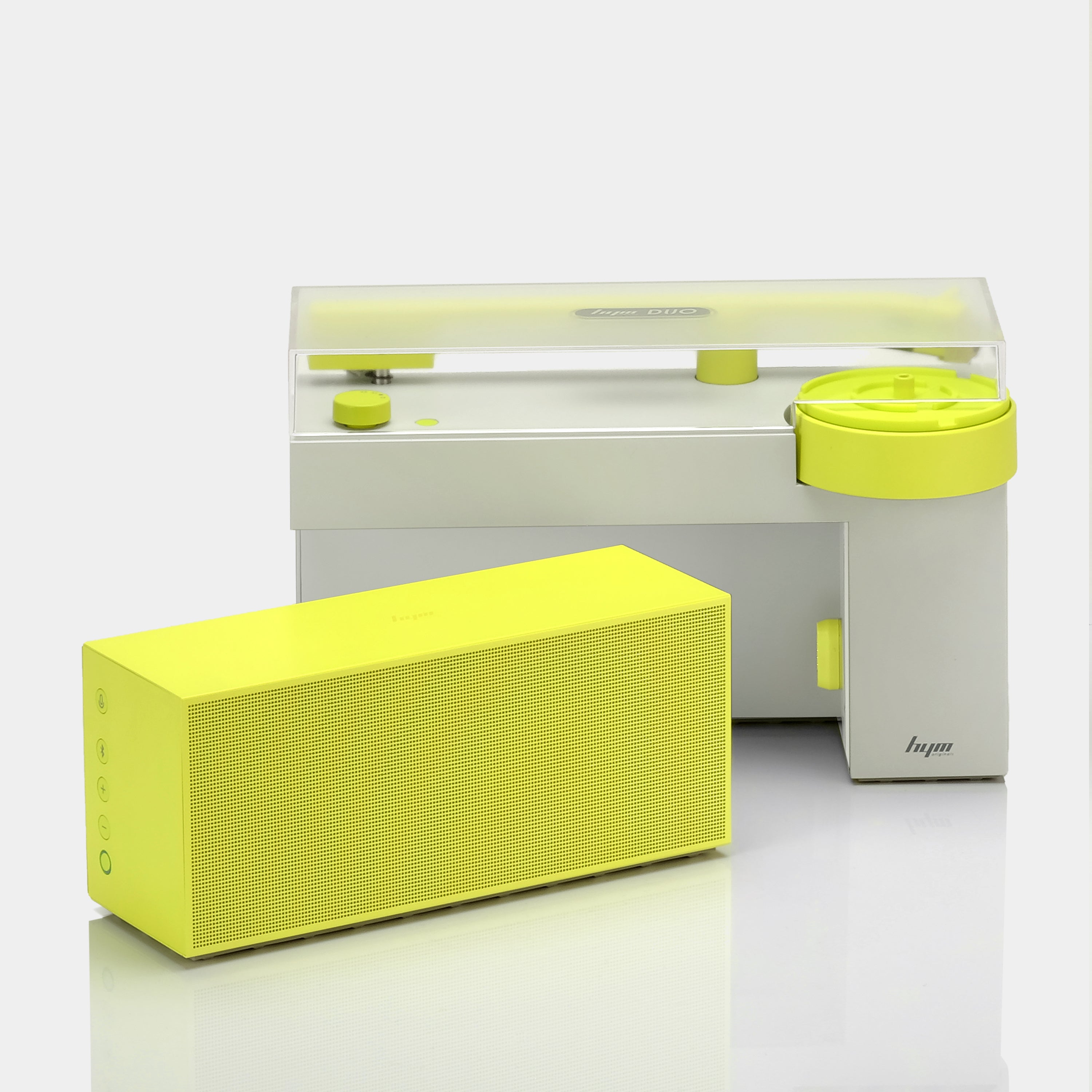 HYM Originals DUO Yellow Turntable