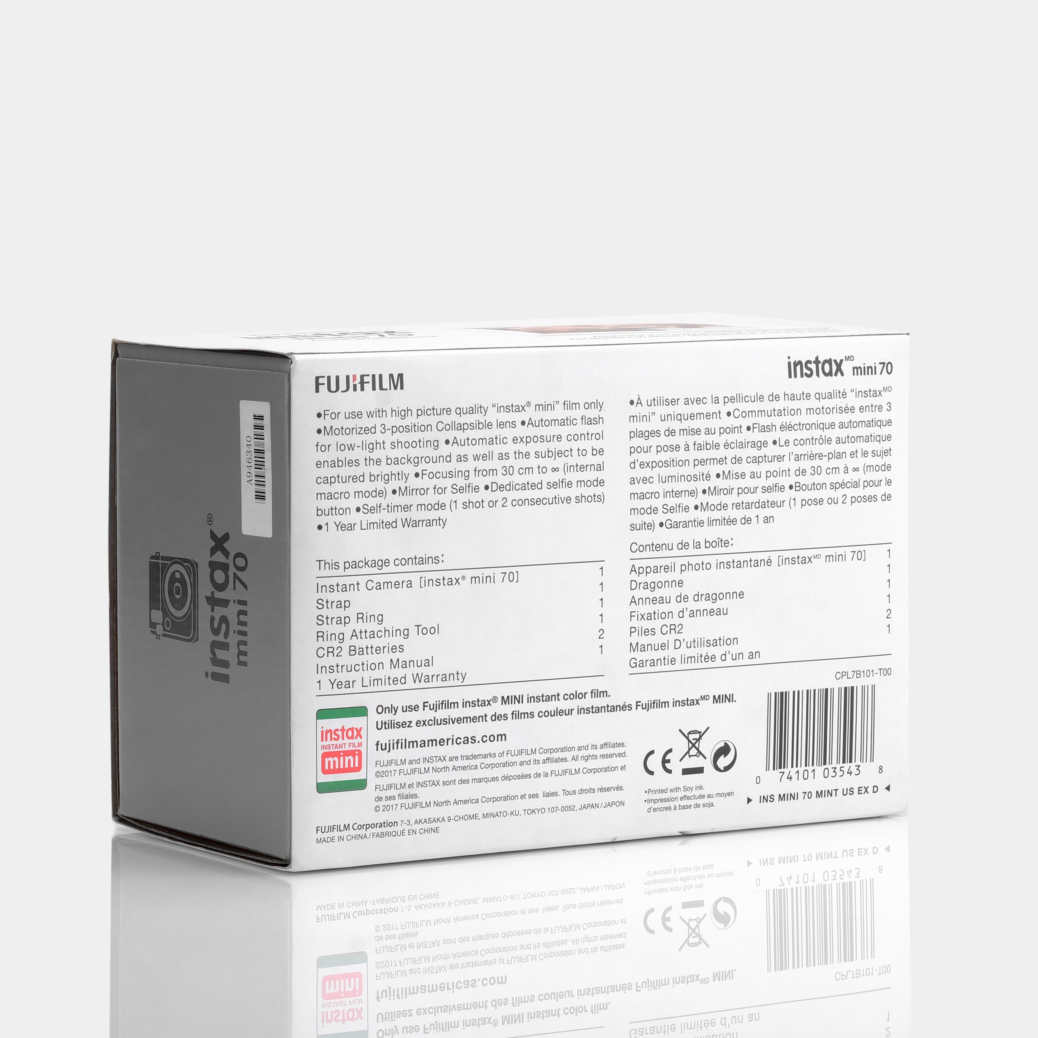 Fujifilm Instax Mini 70 Icy Mint Instant Film Camera