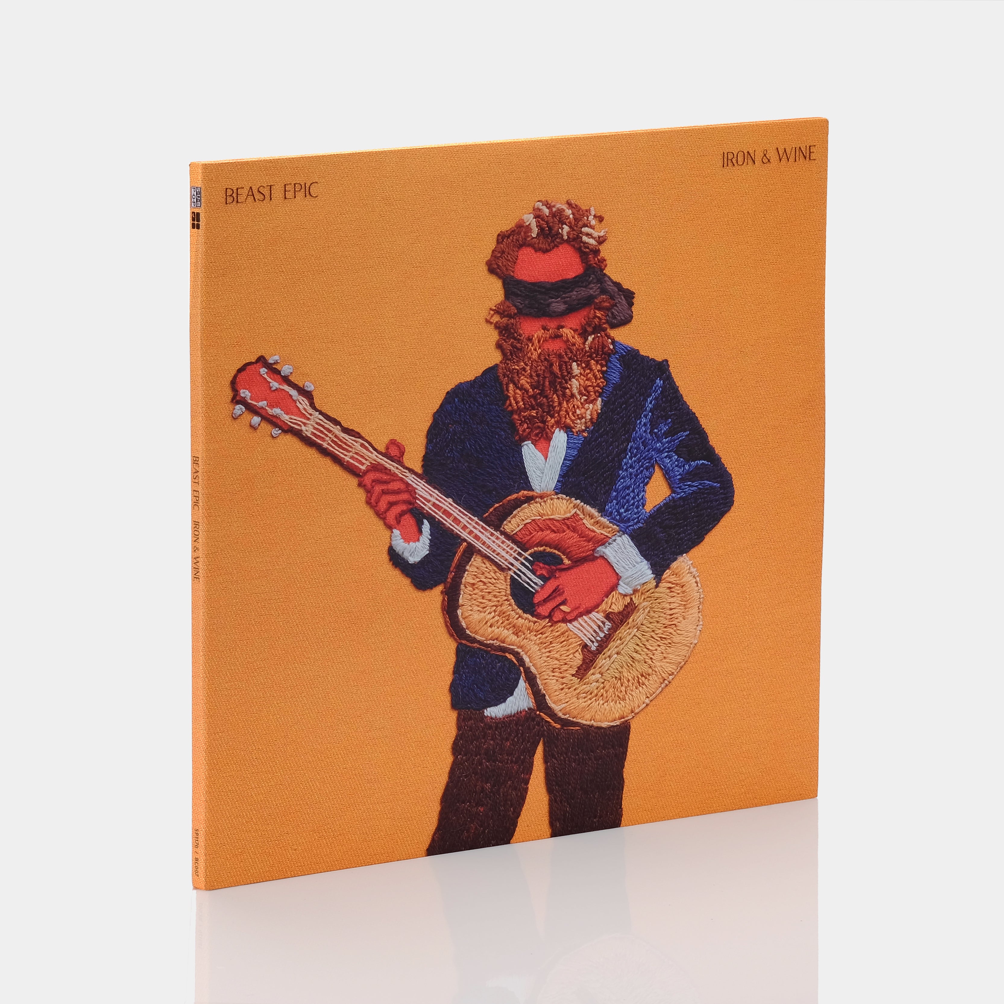 Iron & Wine - Beast Epic 2xLP Red & Blue Vinyl Record