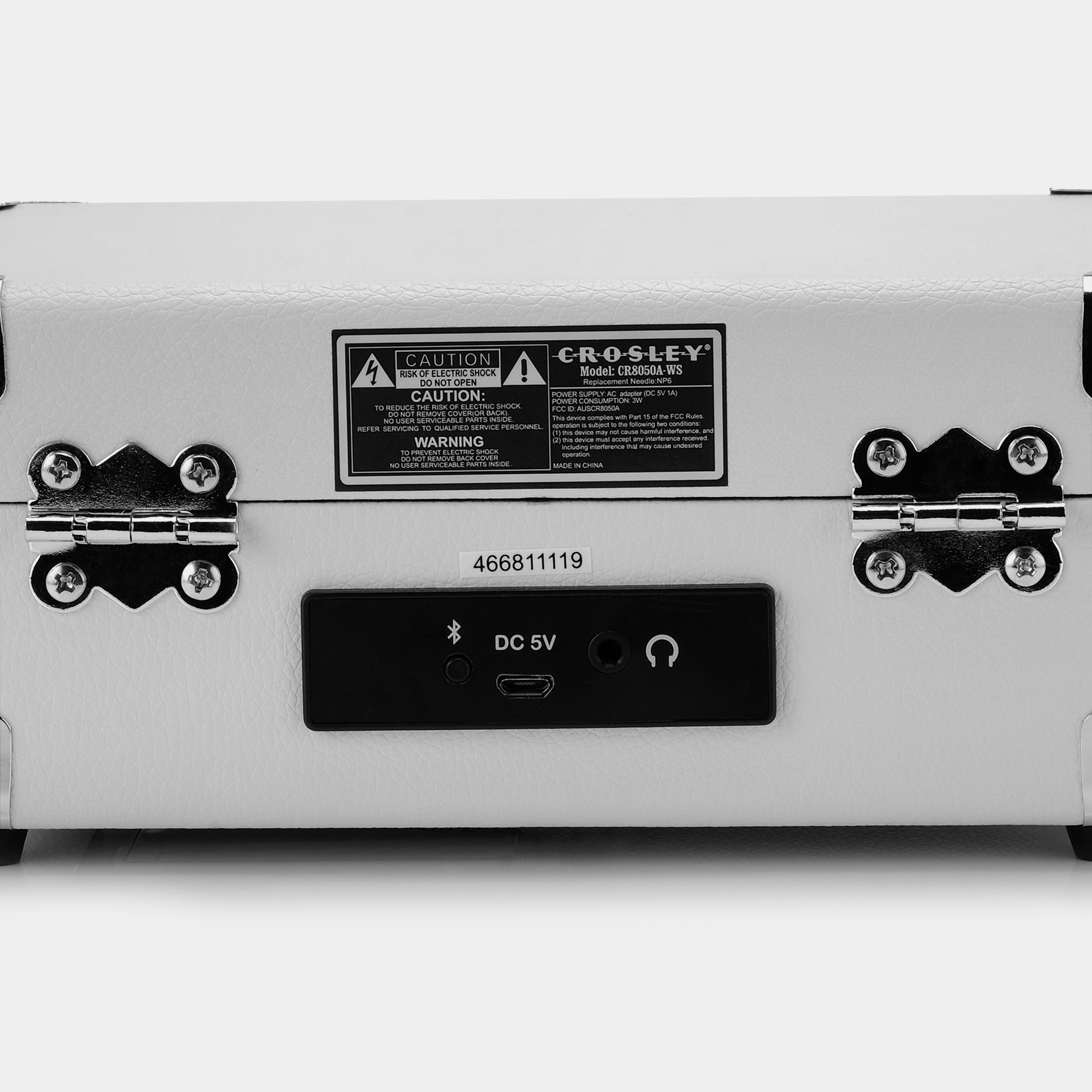 Crosley Mini Cruiser White Sand Portable Turntable with Bluetooth