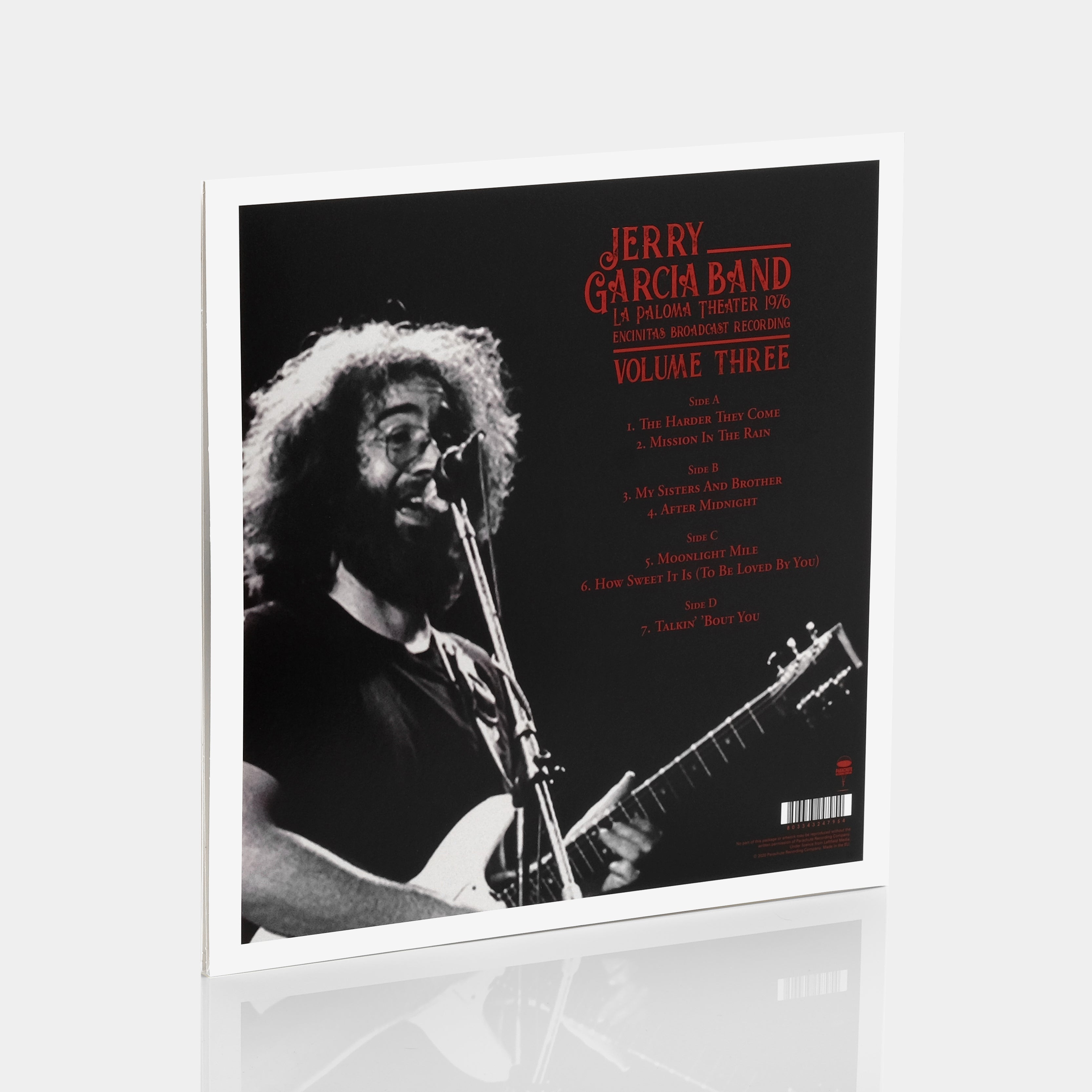 Jerry Garcia Band - La Paloma Theater 1976 Encinitas Broadcast Recording Volume Three 2xLP Vinyl Record