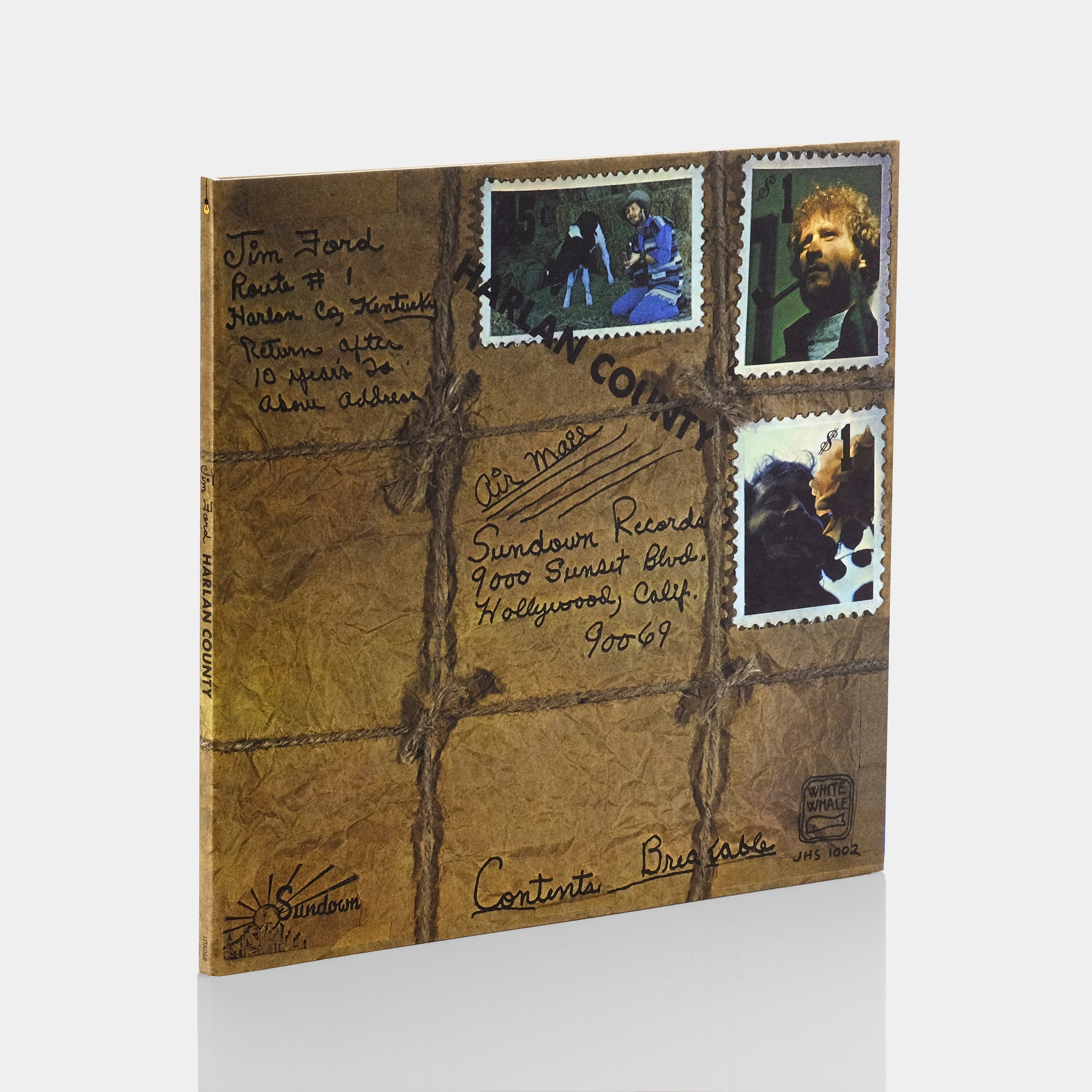 Jim Ford - Harlan County LP Blue Vinyl Record