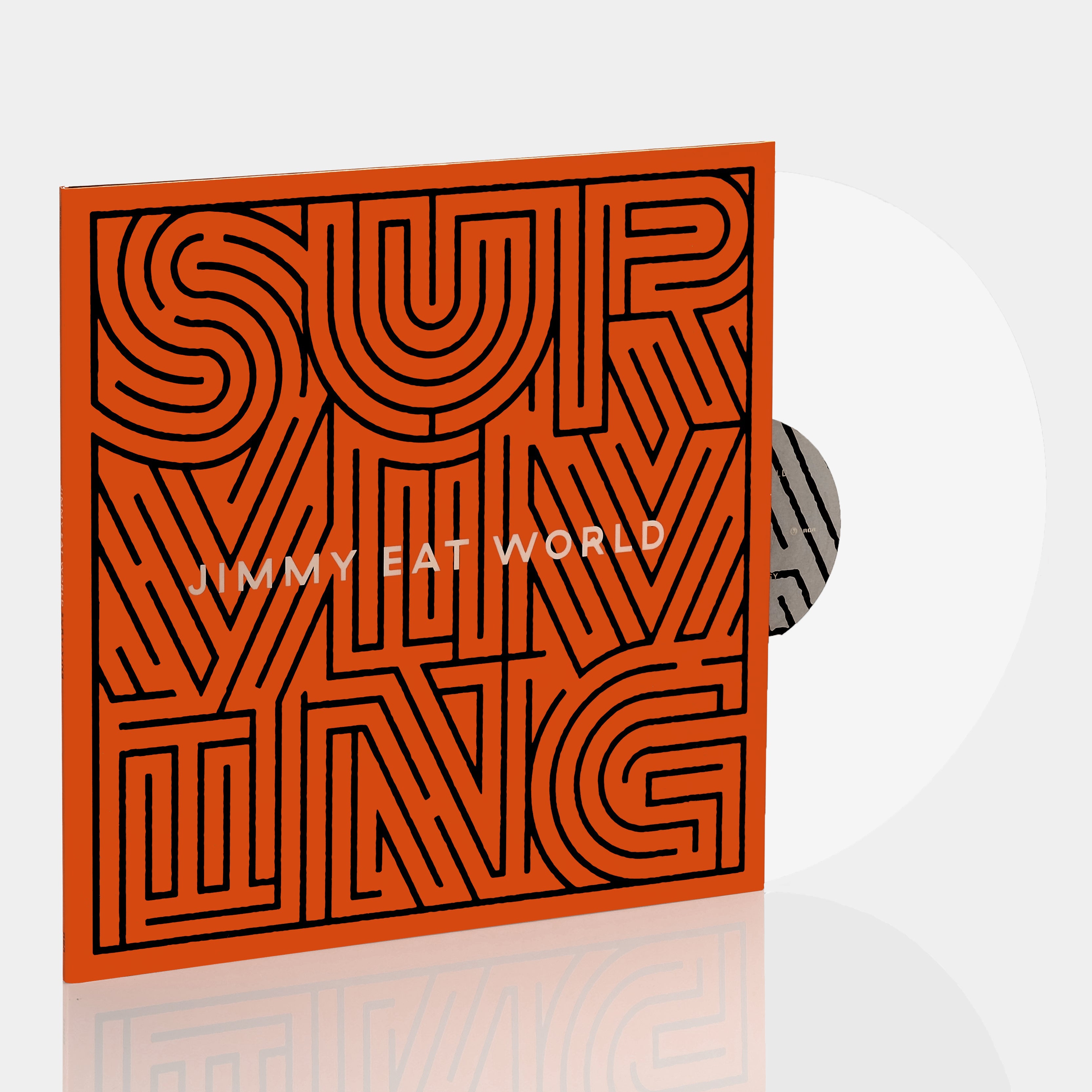 Jimmy Eat World - Surviving LP White Vinyl Record