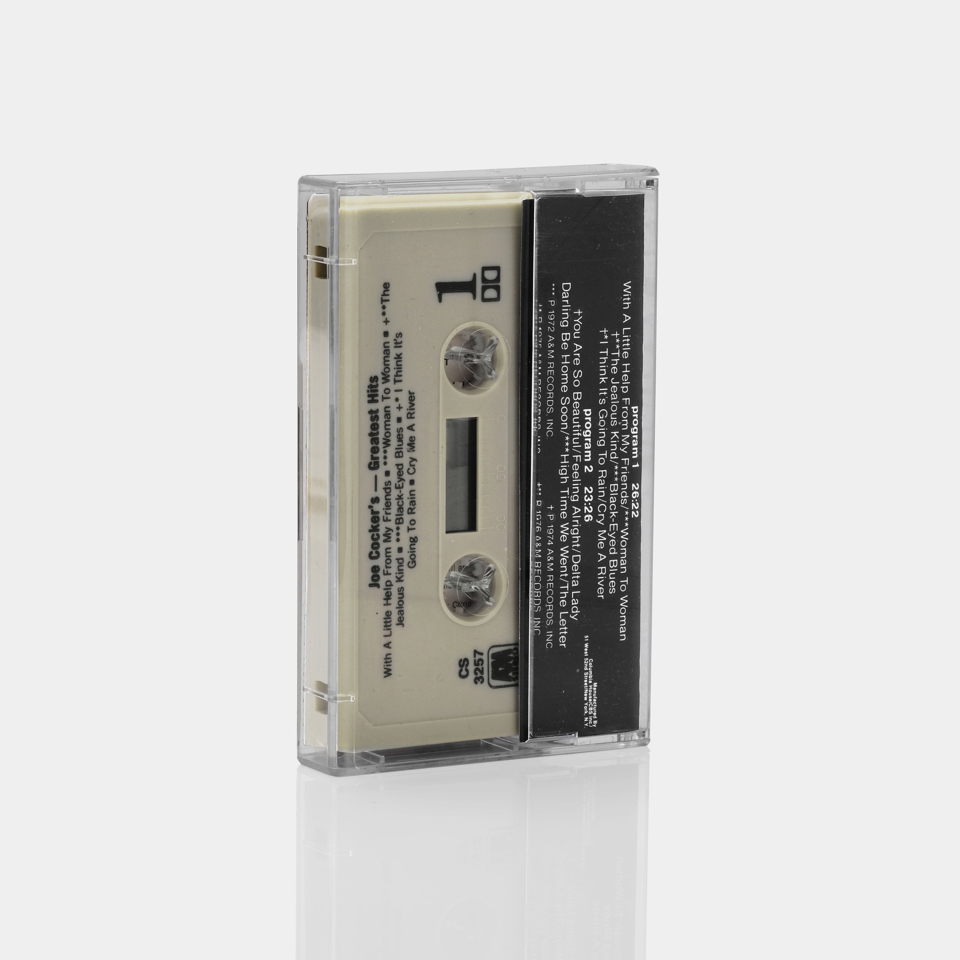 Joe Cocker's Greatest Hits Cassette Tape