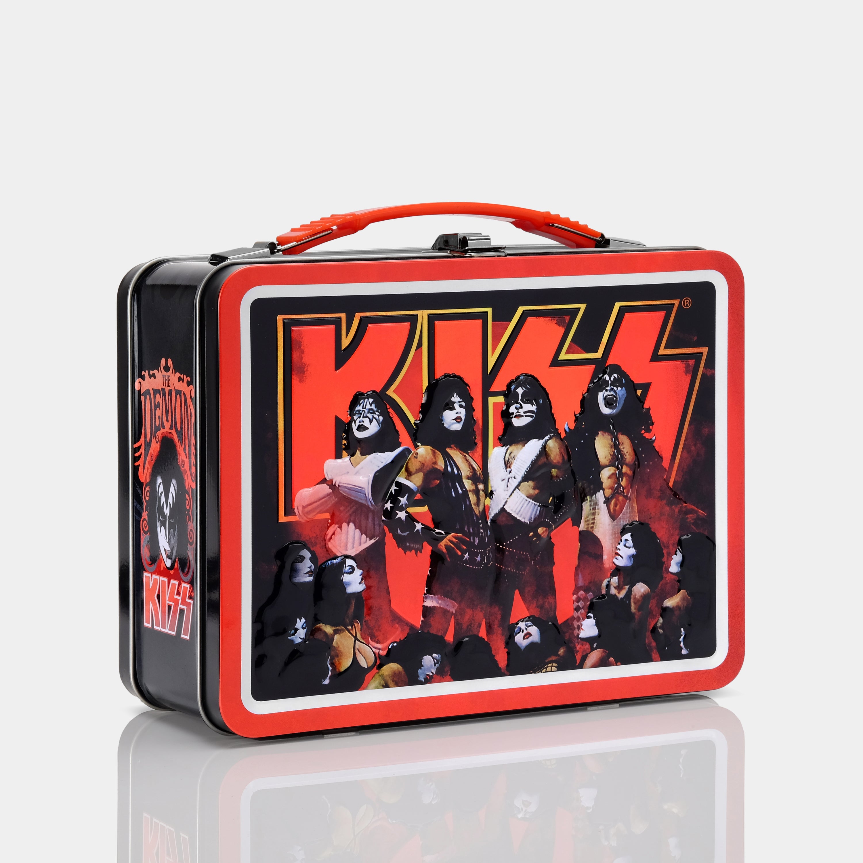 KISS Embossed Vintage-Inspired Tin Lunchbox