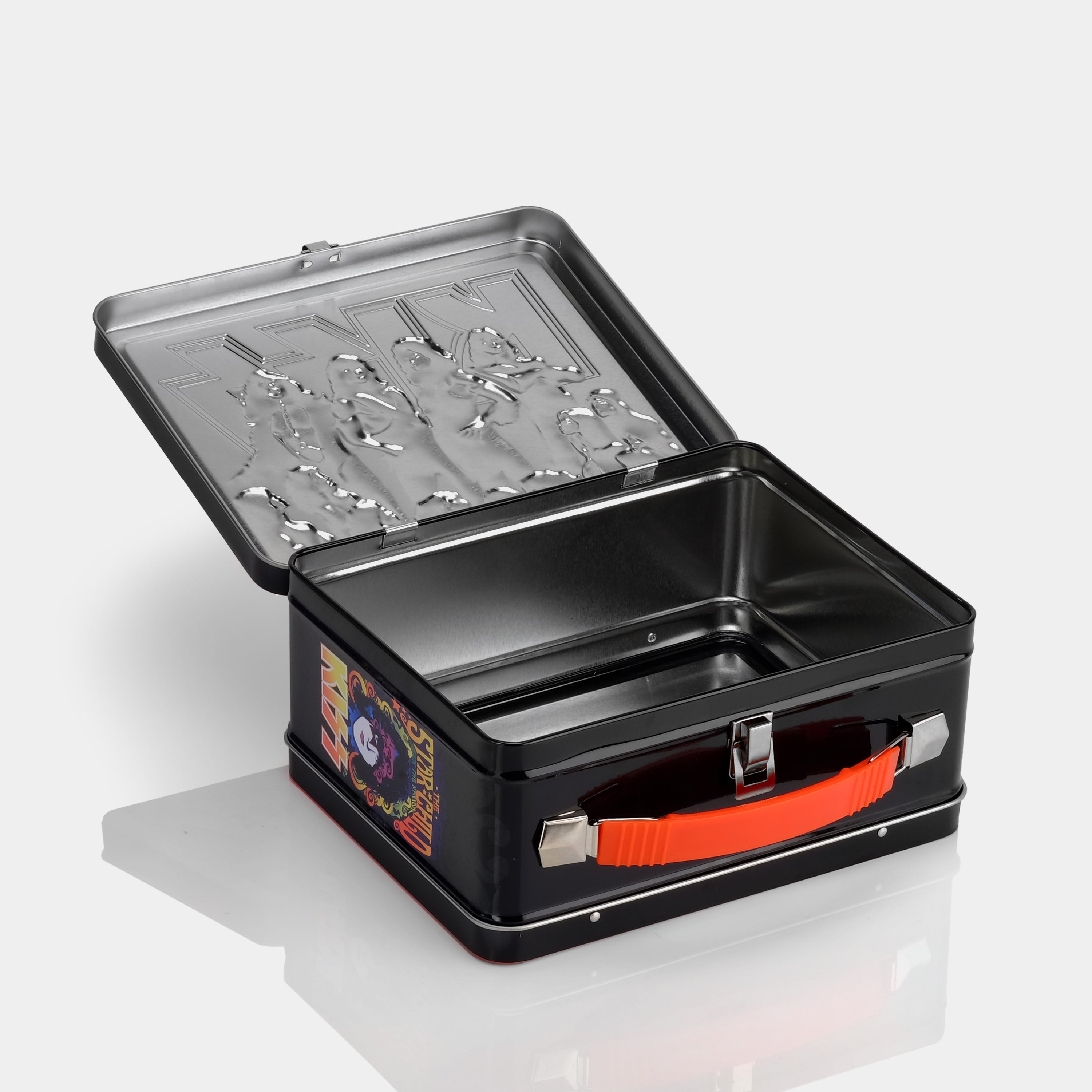 KISS Embossed Vintage-Inspired Tin Lunchbox