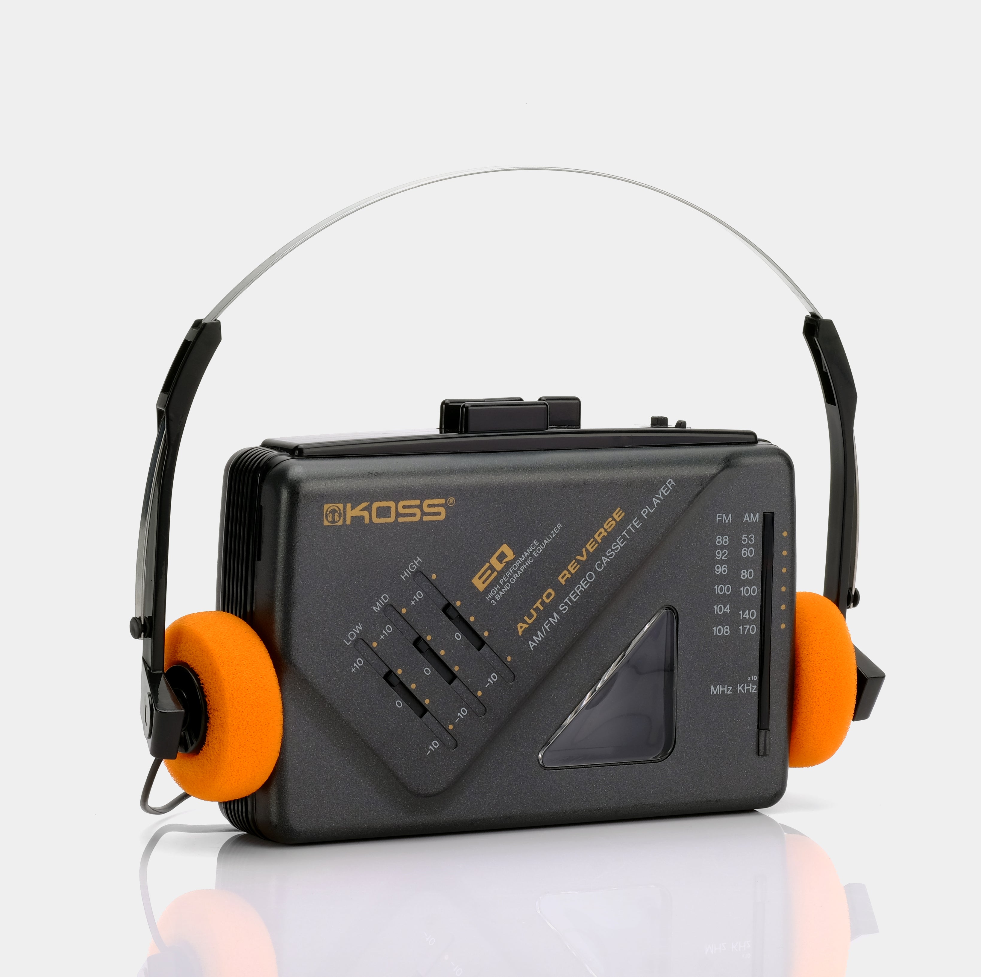 Koss Auto Reverse AM/FM Portable Cassette Player