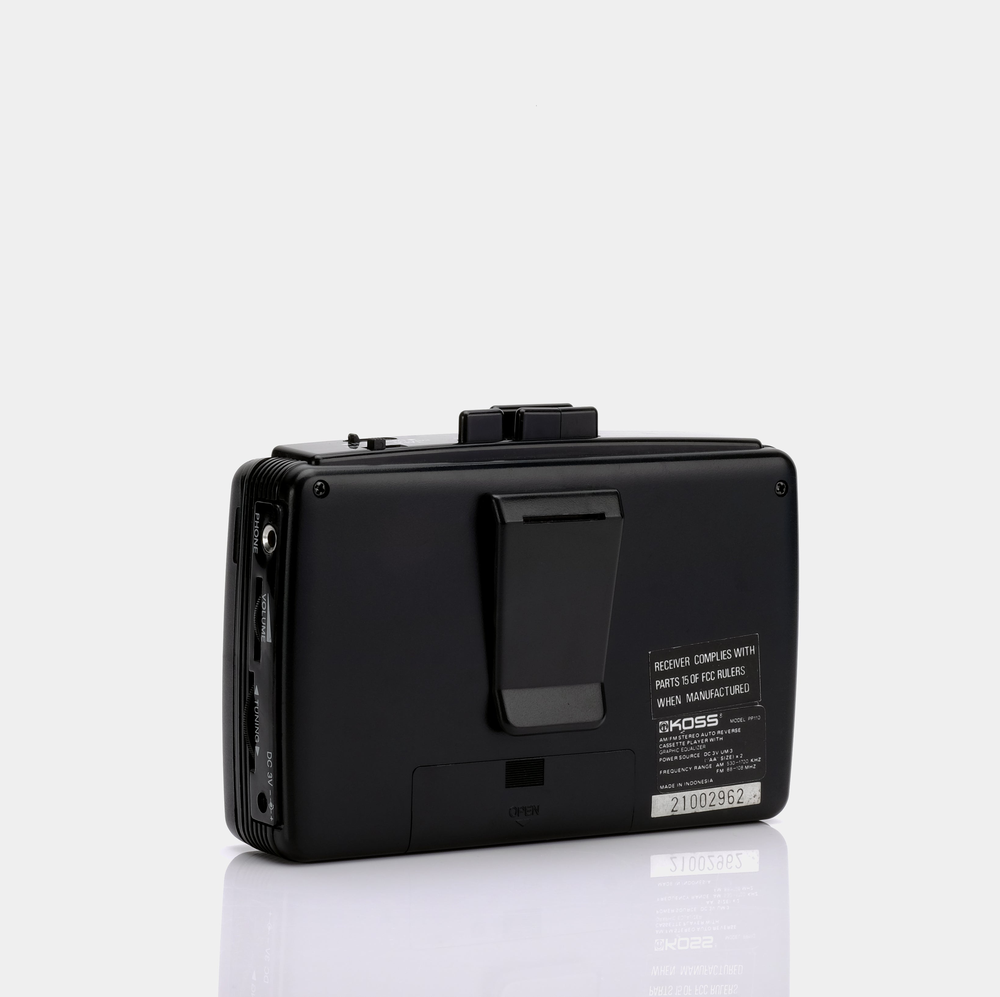 Koss Auto Reverse AM/FM Portable Cassette Player