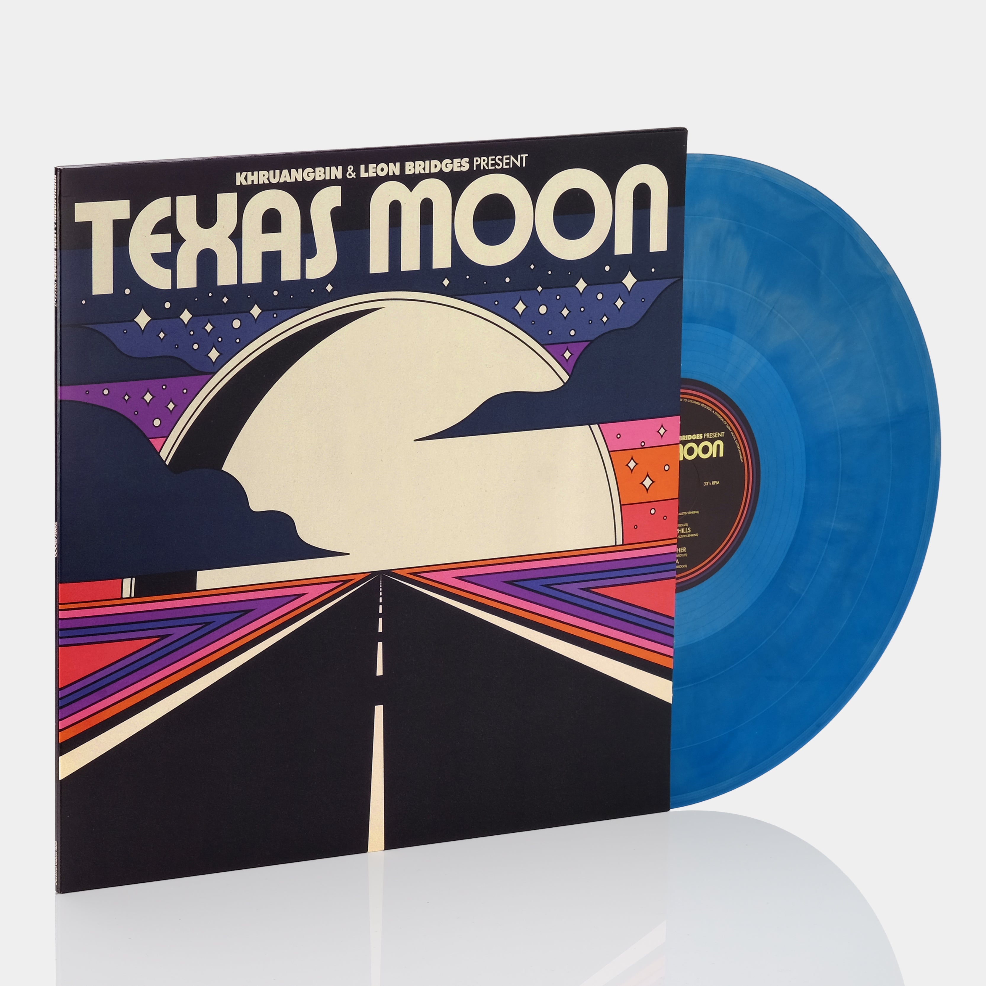 Khruangbin & Leon Bridges - Texas Moon EP Blue Daze Vinyl Record
