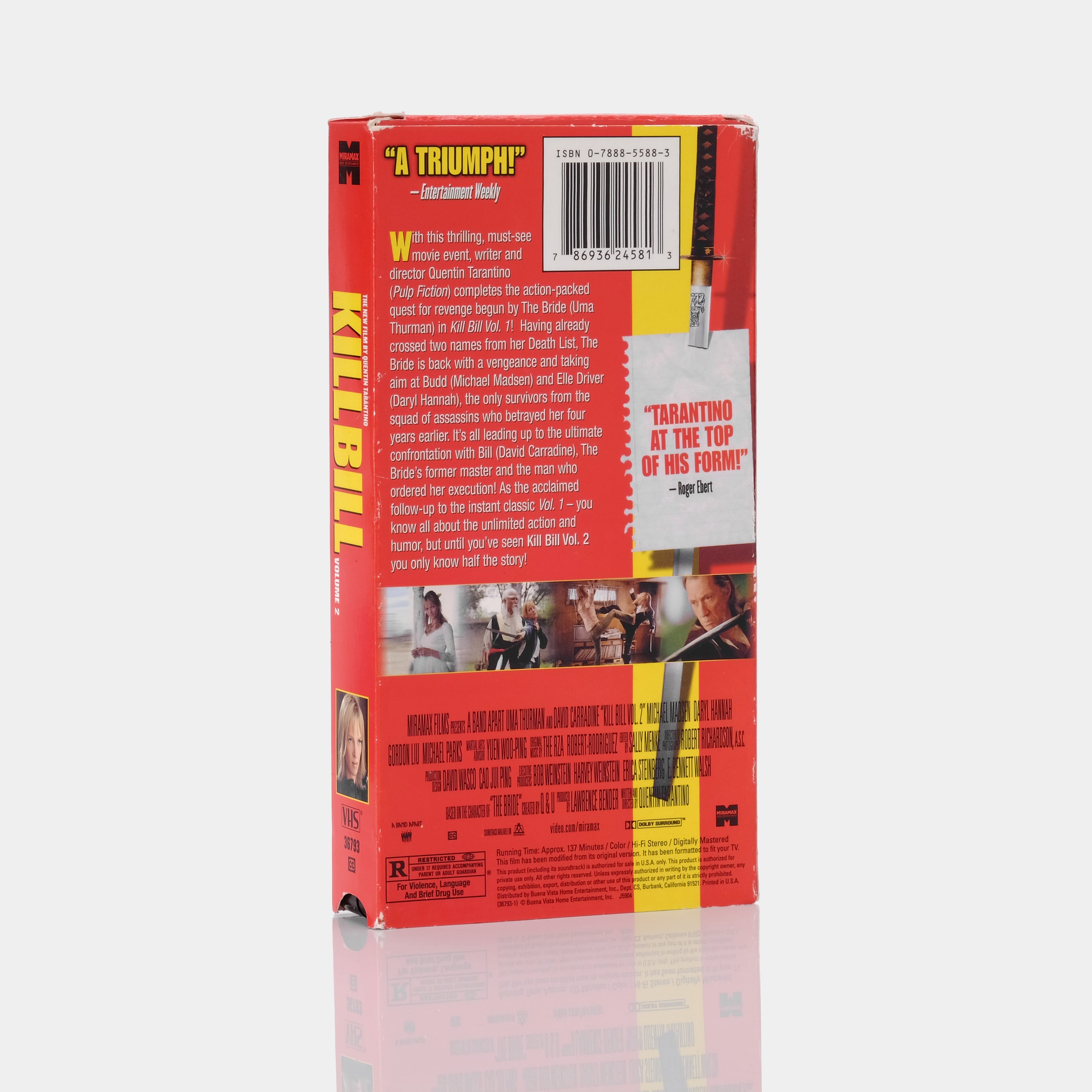 Kill Bill: Volume 2 VHS Tape
