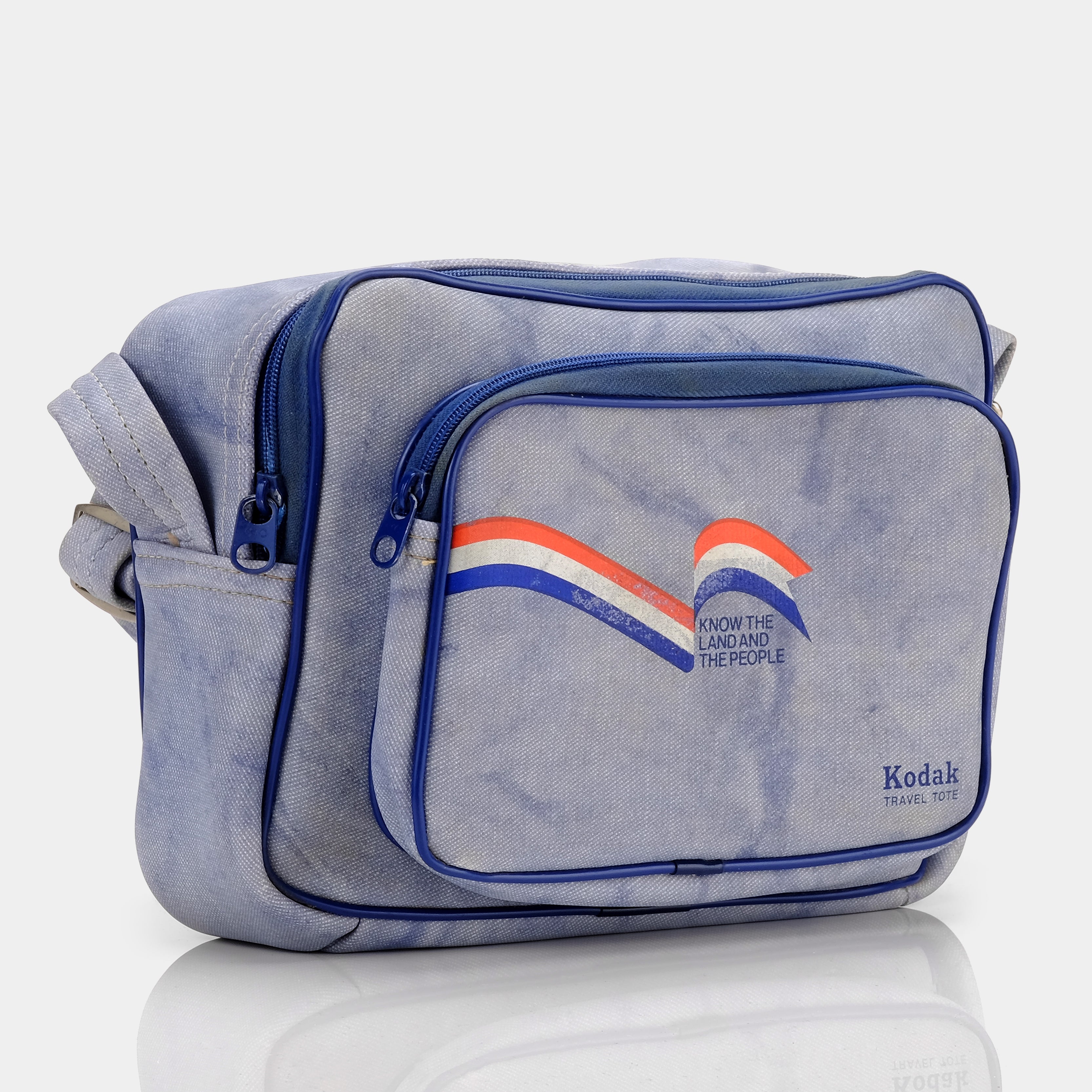 Kodak Blue Vinyl Camera Bag