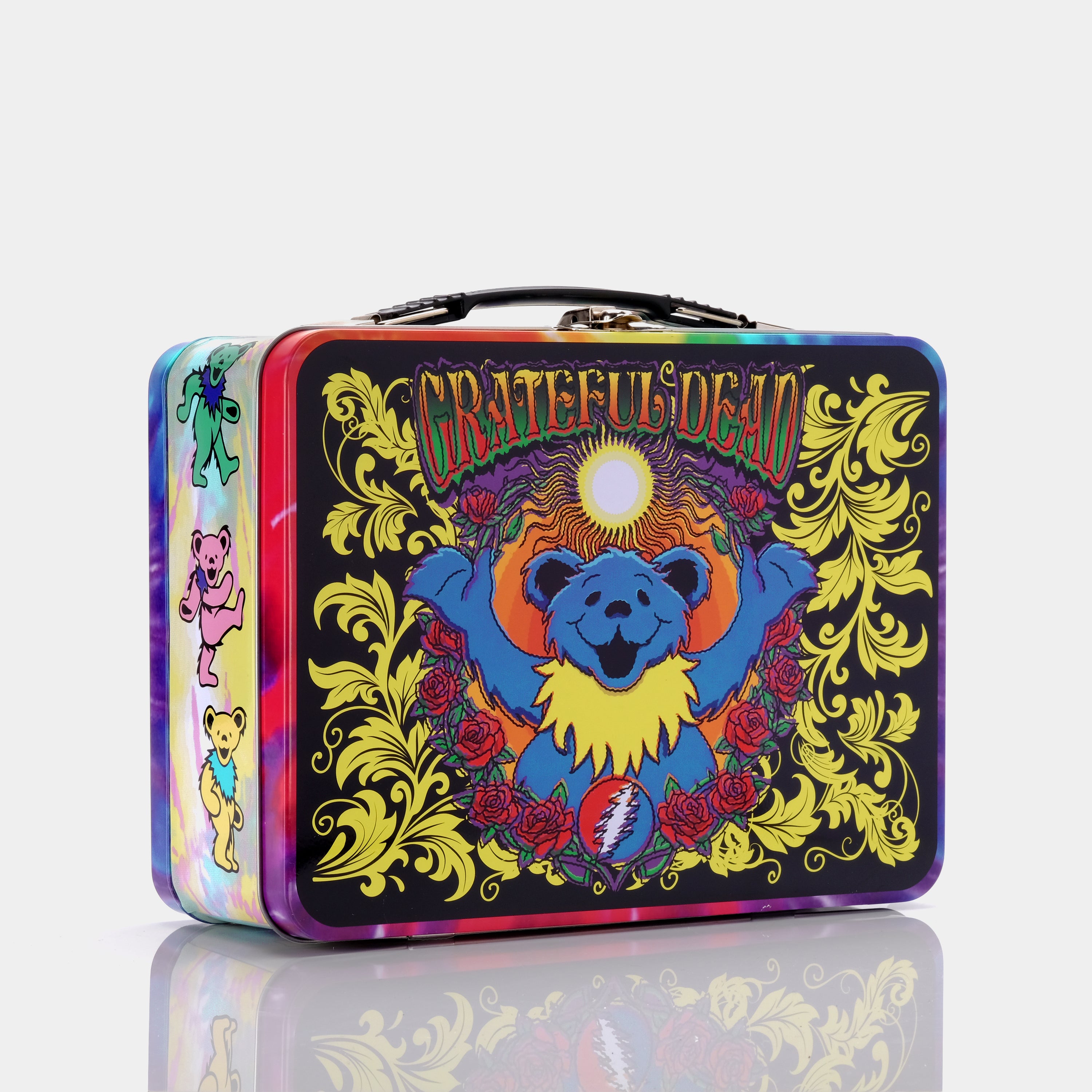 Grateful Dead Dancing Bears Vintage-Inspired Tin Lunchbox