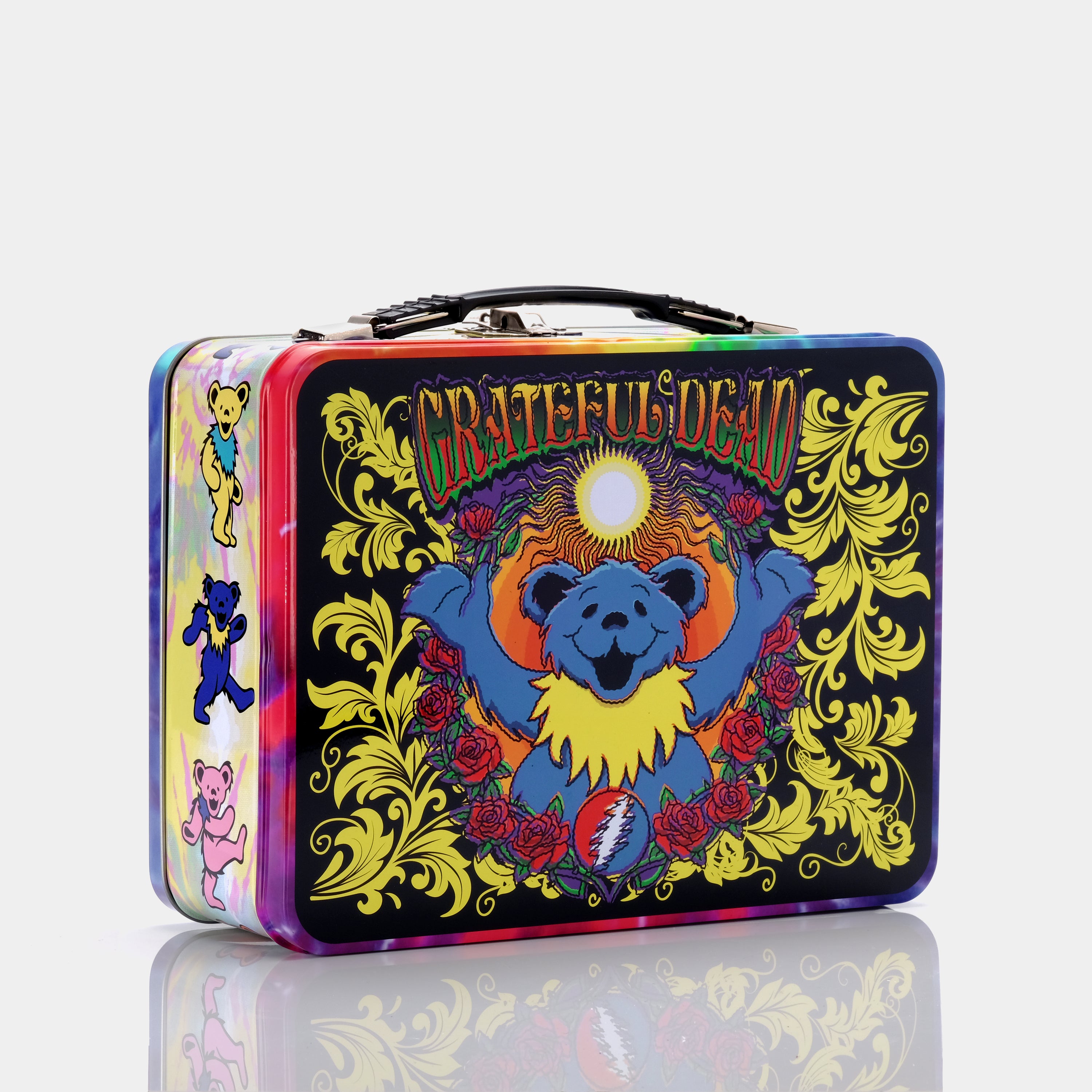 Grateful Dead Dancing Bears Vintage-Inspired Tin Lunchbox