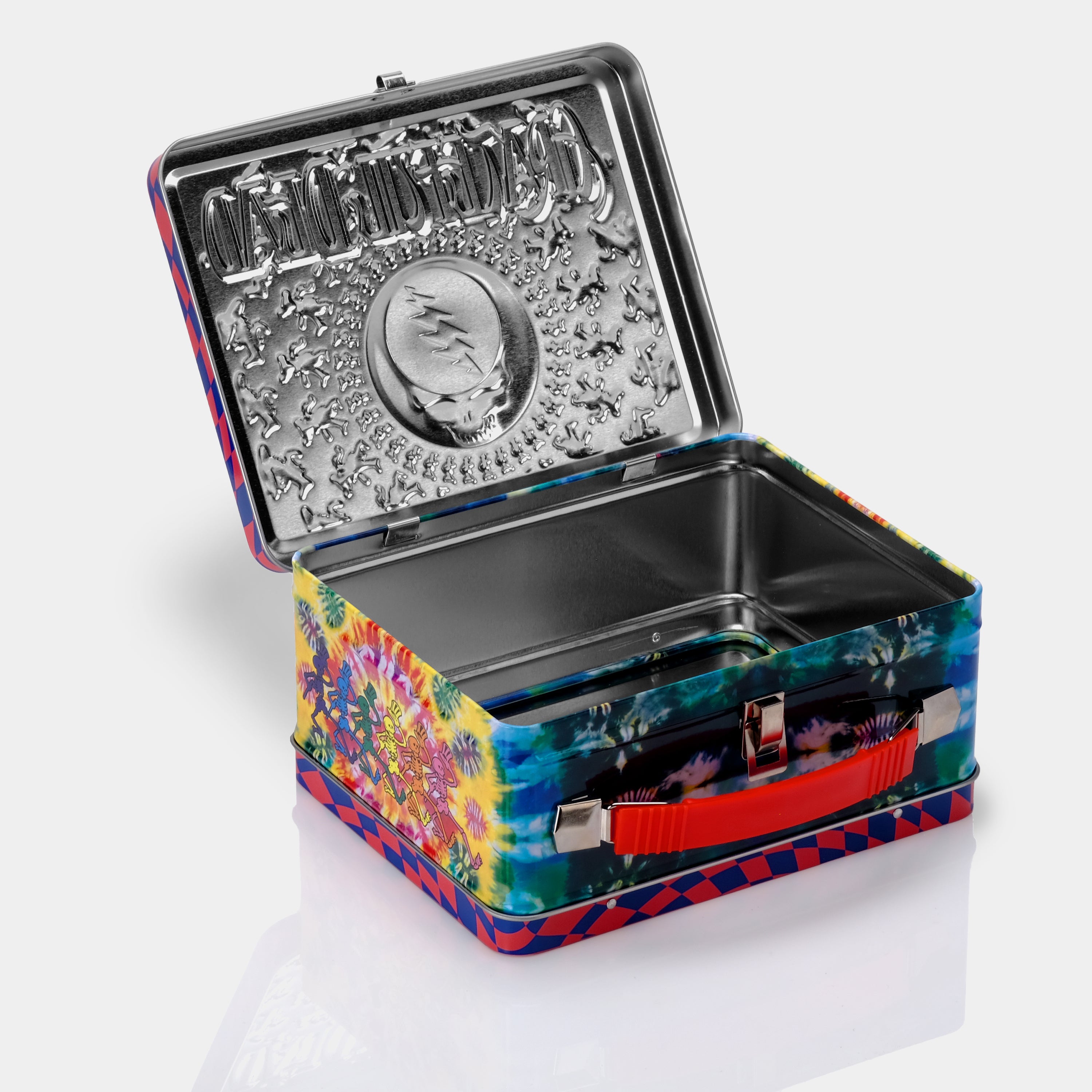 Grateful Dead Steal Your Face (Skull and Roses) Vintage-Inspired Tin Lunchbox