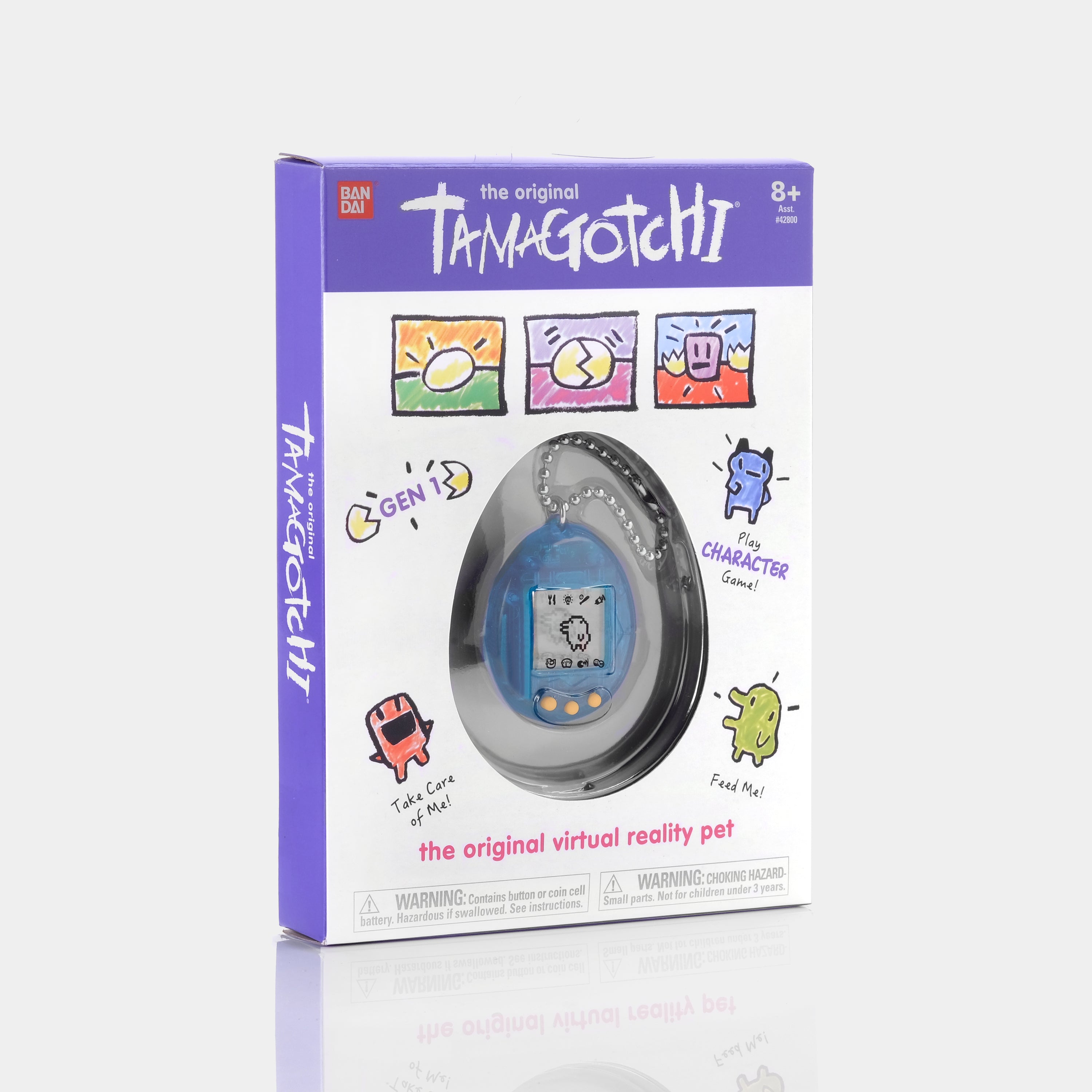 Original Tamagotchi (Gen. 1) Translucent Blue Virtual Pet