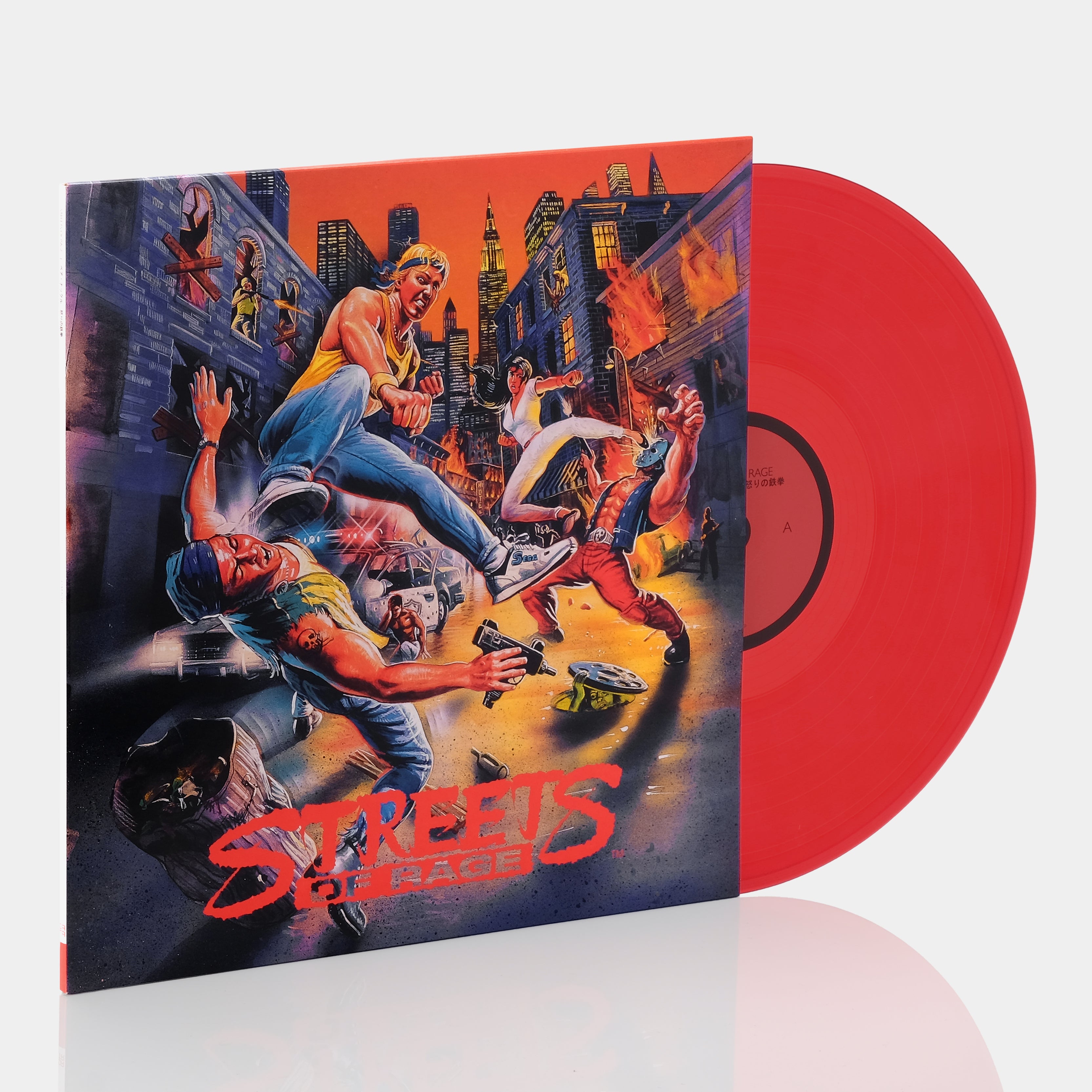 Yuzo Koshiro - Streets Of Rage LP Translucent Red Vinyl Record