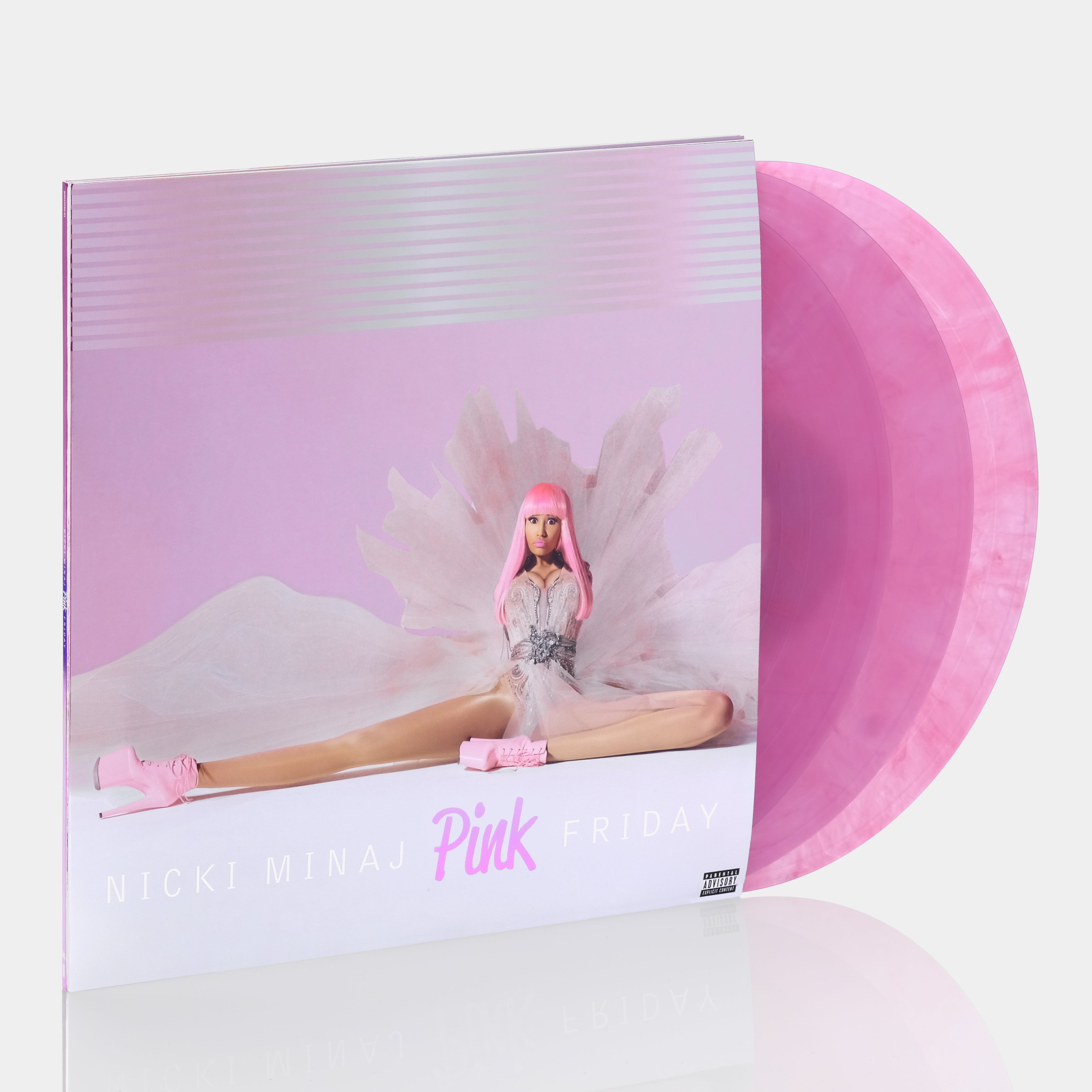 Nicki Minaj - Pink Friday (Deluxe Edition) 3xLP Pink Swirl Vinyl Record