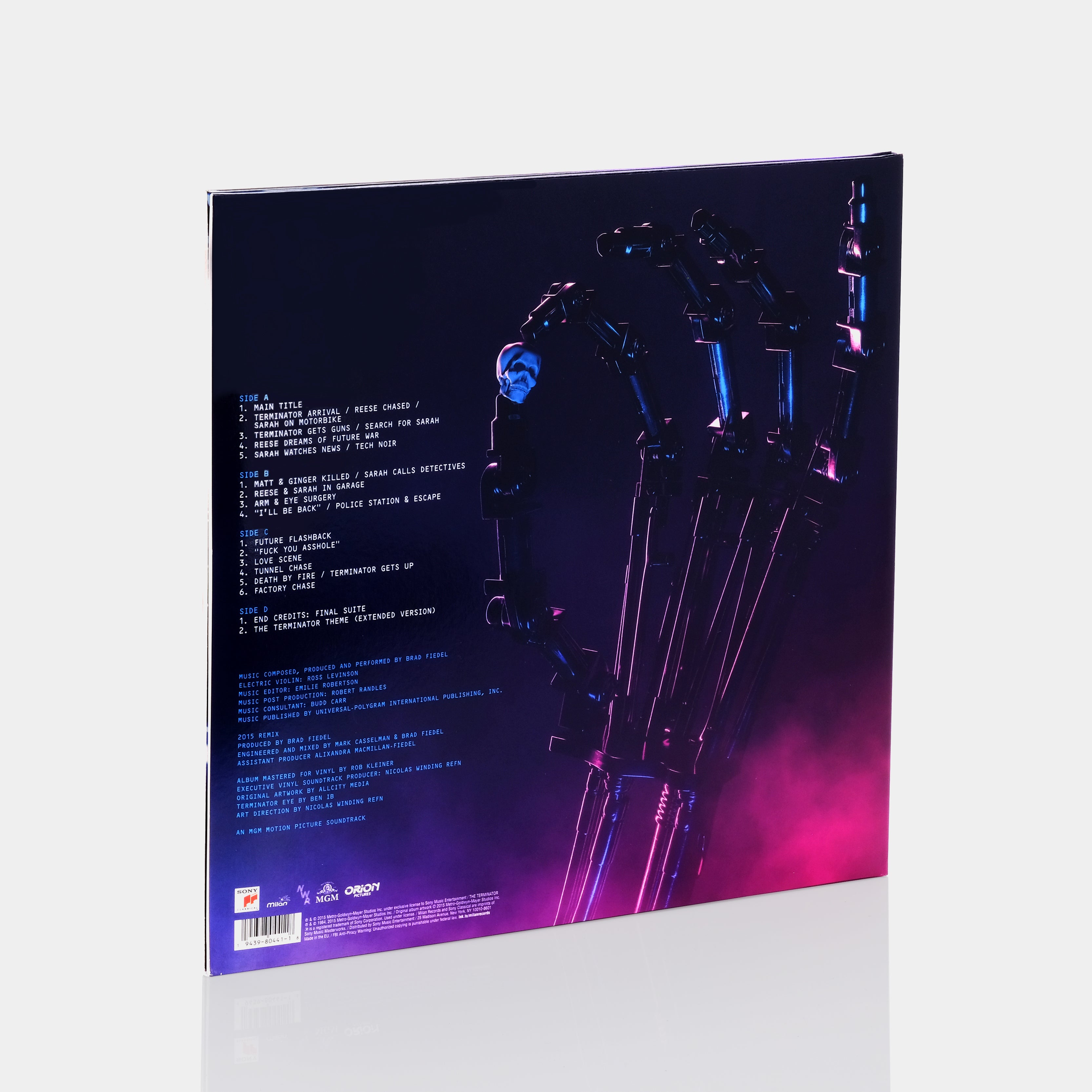 Brad Fiedel - The Terminator: Original Music 2xLP Translucent Multicolor Vinyl Record