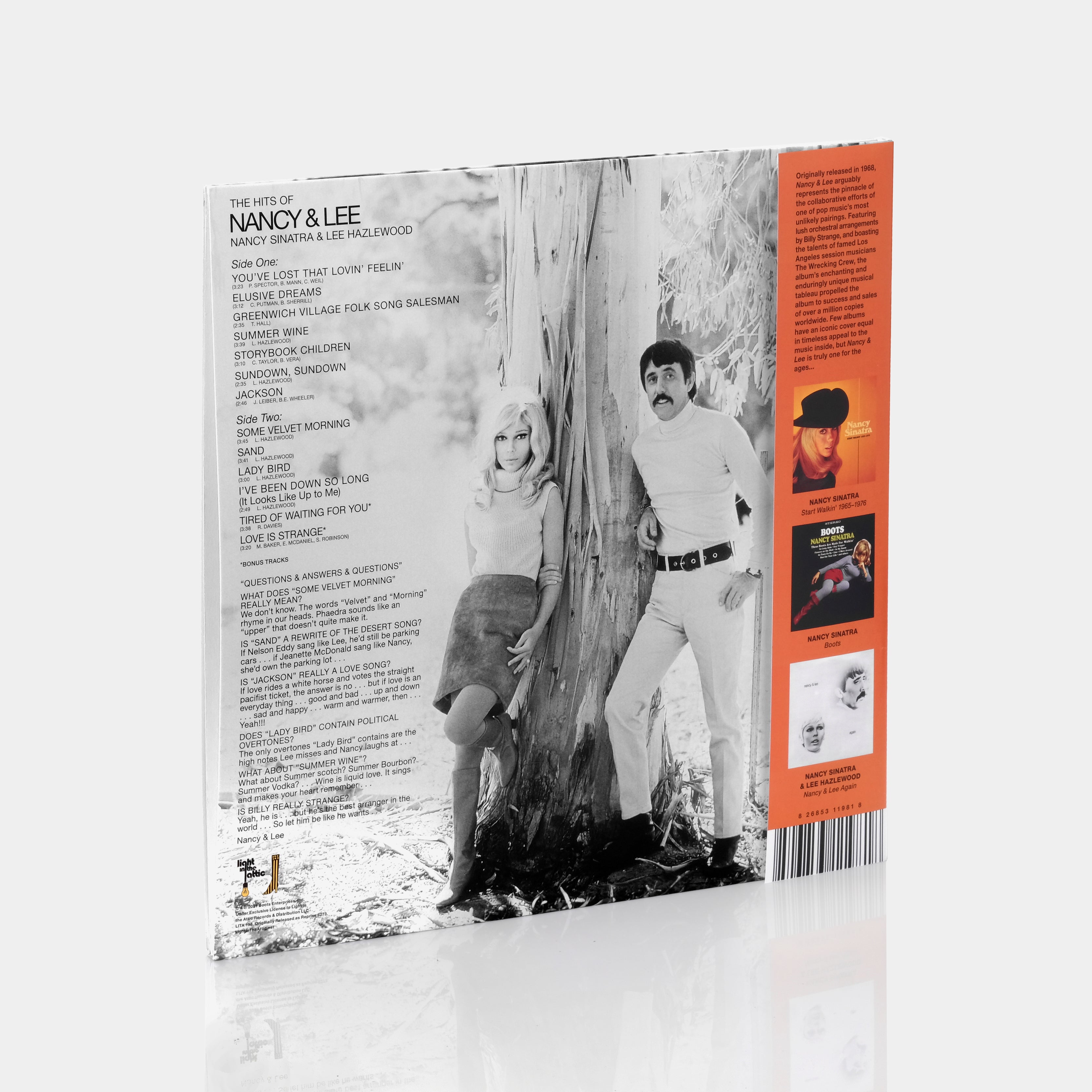 Nancy Sinatra & Lee Hazlewood - Nancy & Lee LP Psychedelic Sand Vinyl Record