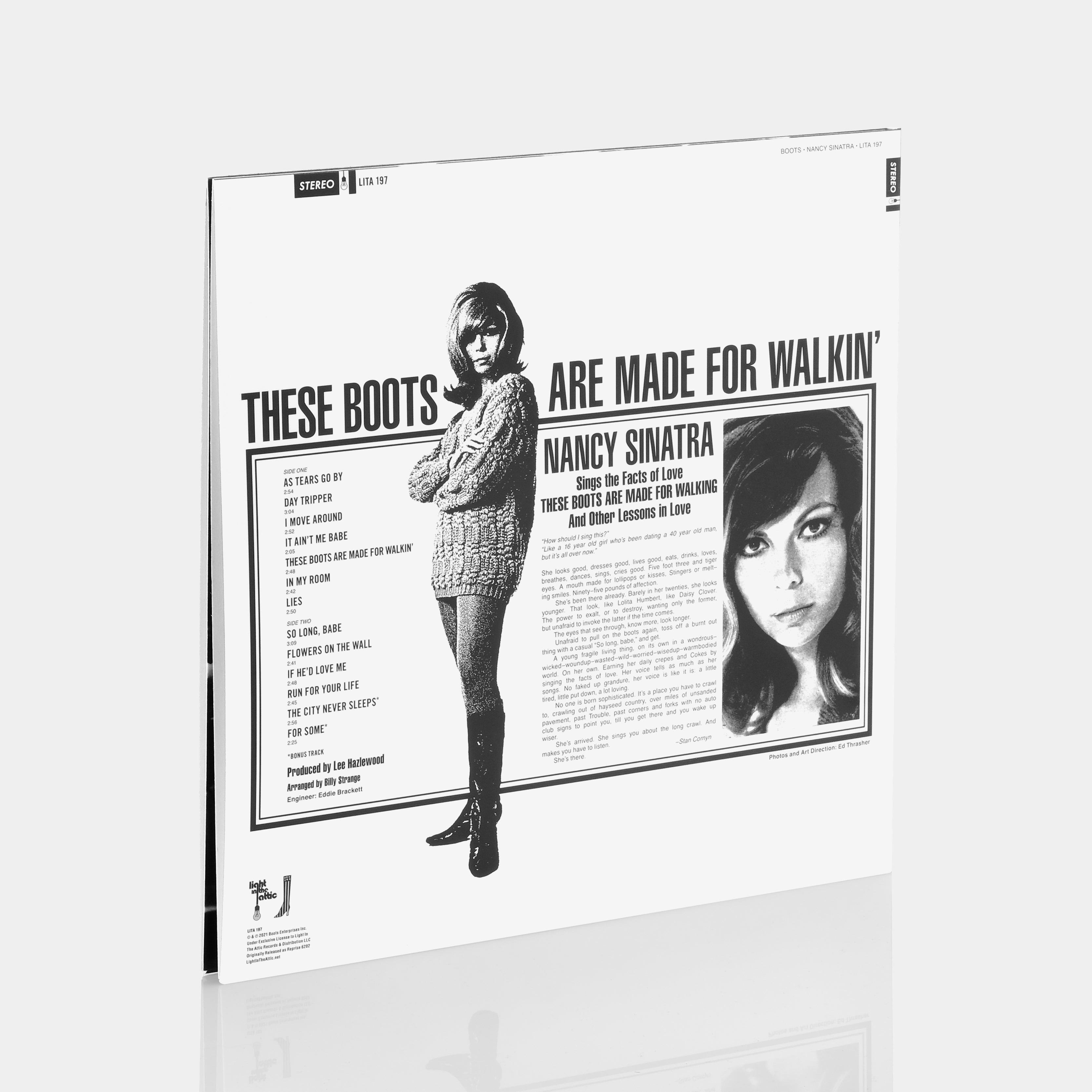 Nancy Sinatra - Boots LP Blue Swirl Vinyl Record