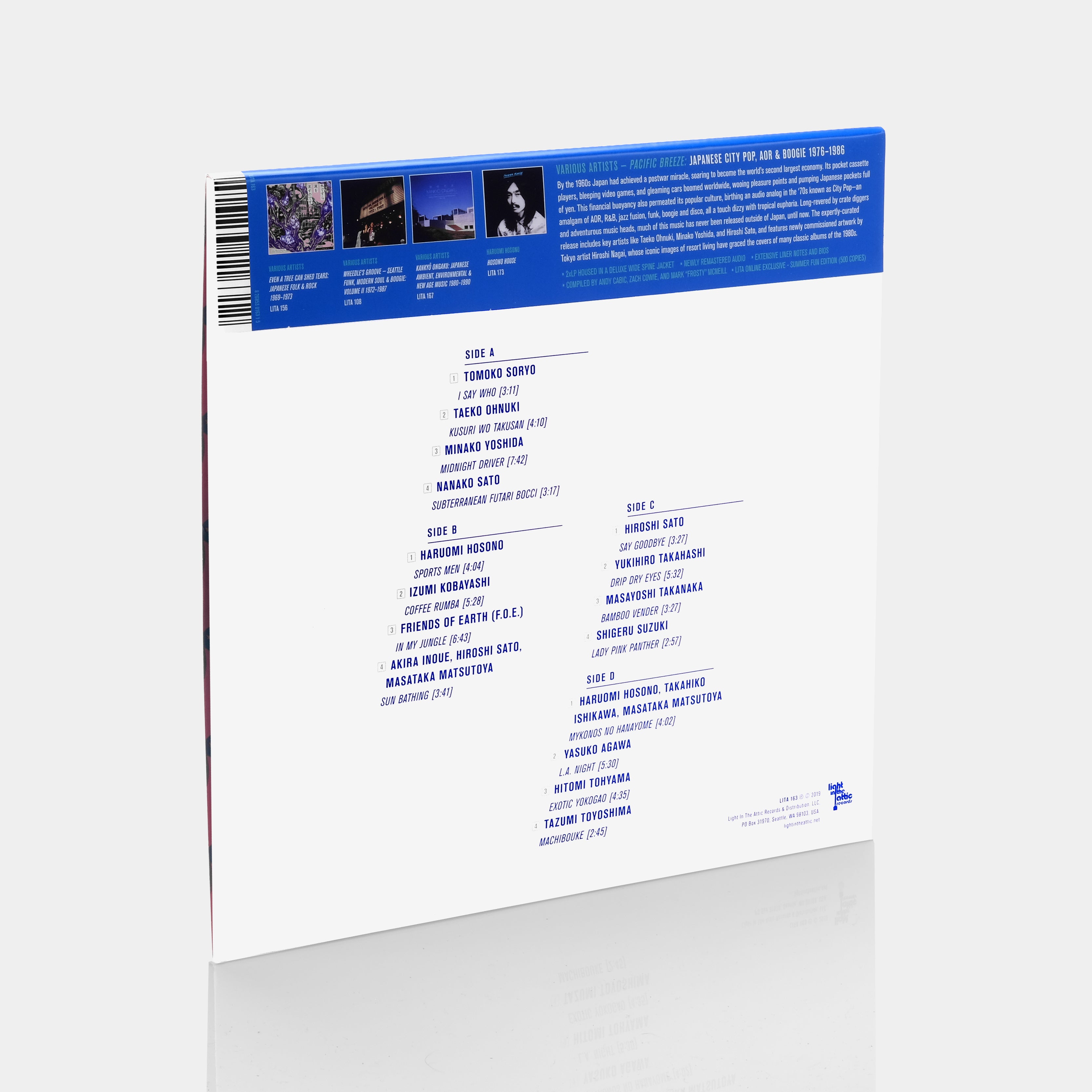 Pacific Breeze - Japanese City Pop, AOR And Boogie 1976-1986 2xLP Tricolor Vinyl Record