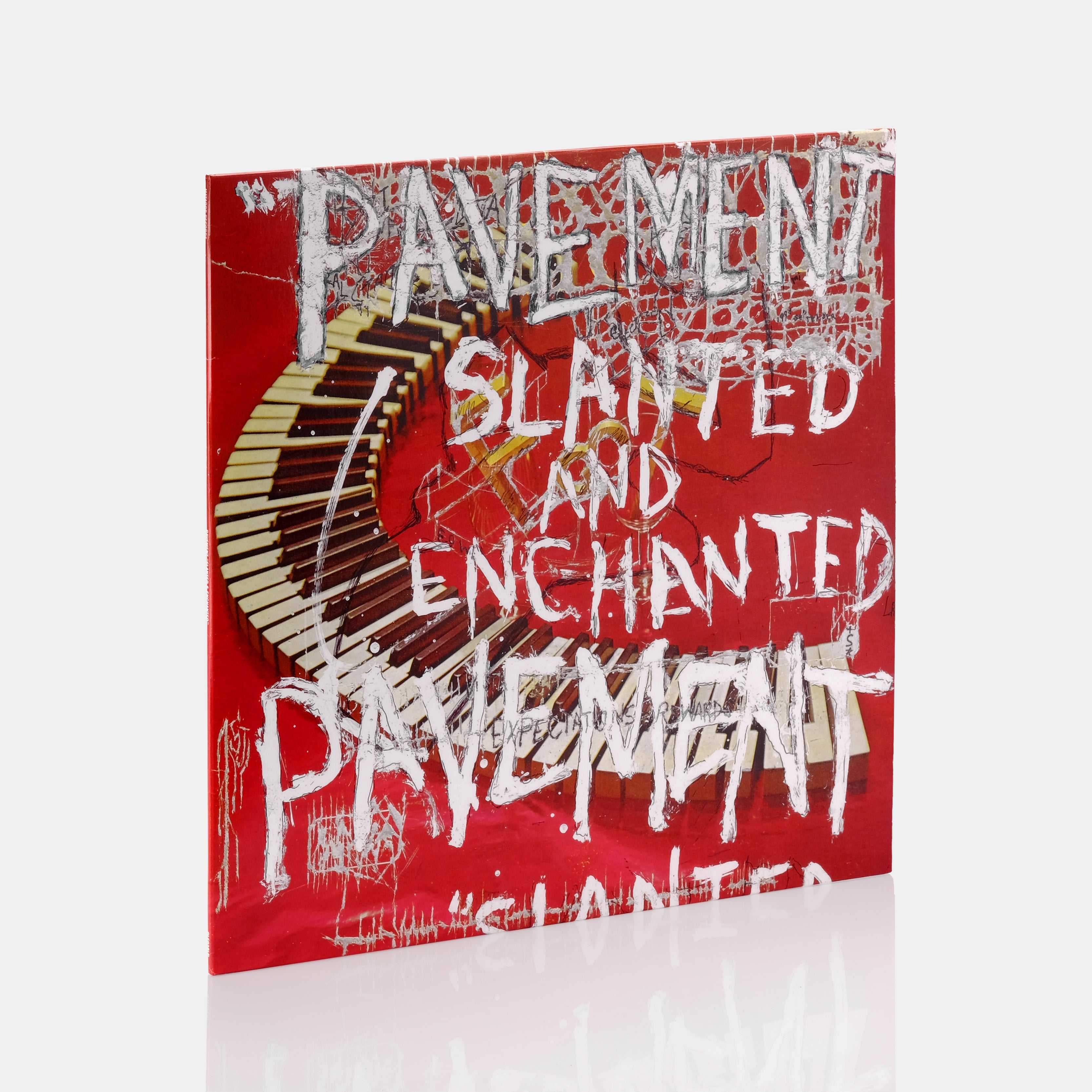 Pavement - Slanted & Enchanted LP Red w/ White & Black Splatter Vinyl Record