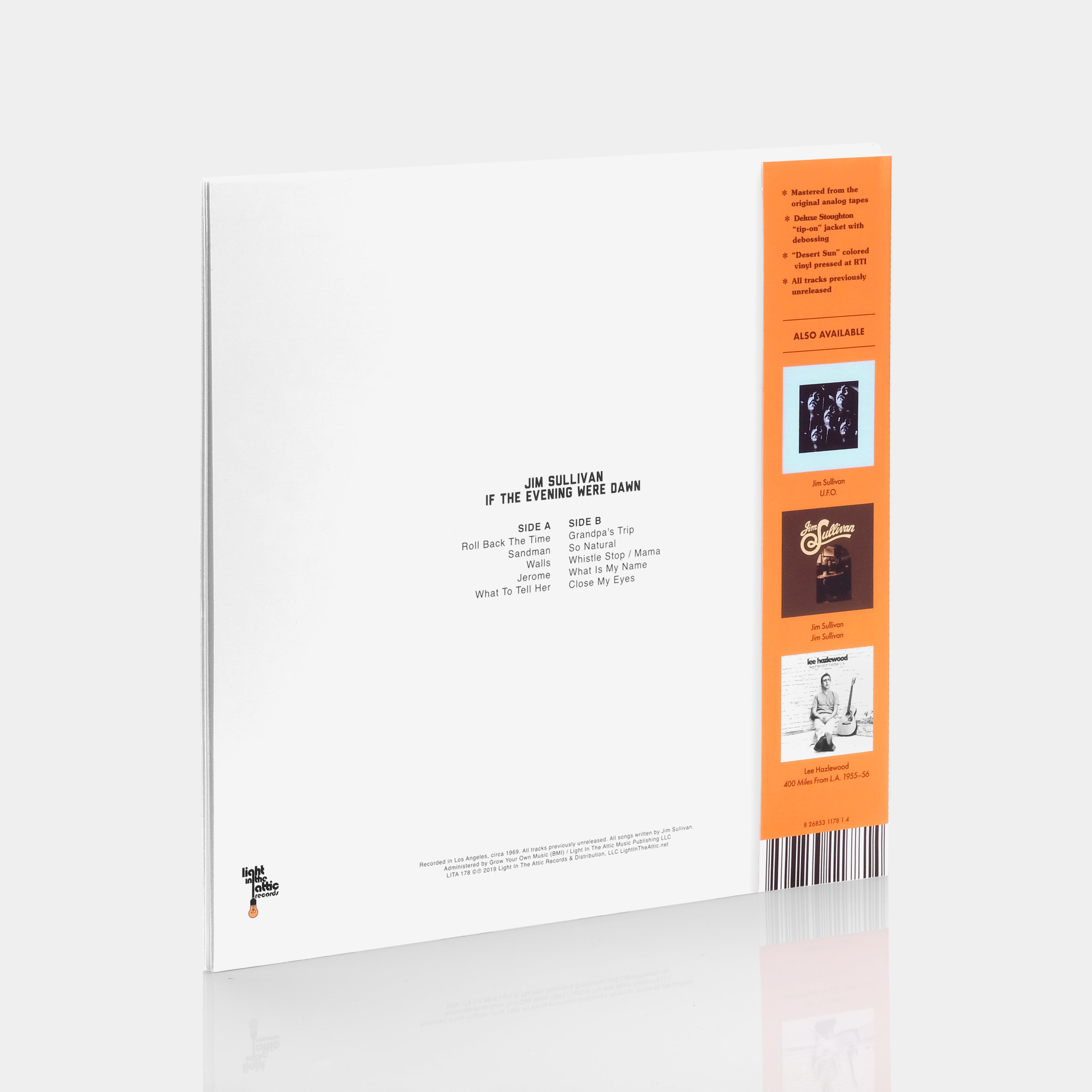 Jim Sullivan - If The Evening Were Dawn LP Desert Sun Vinyl Record