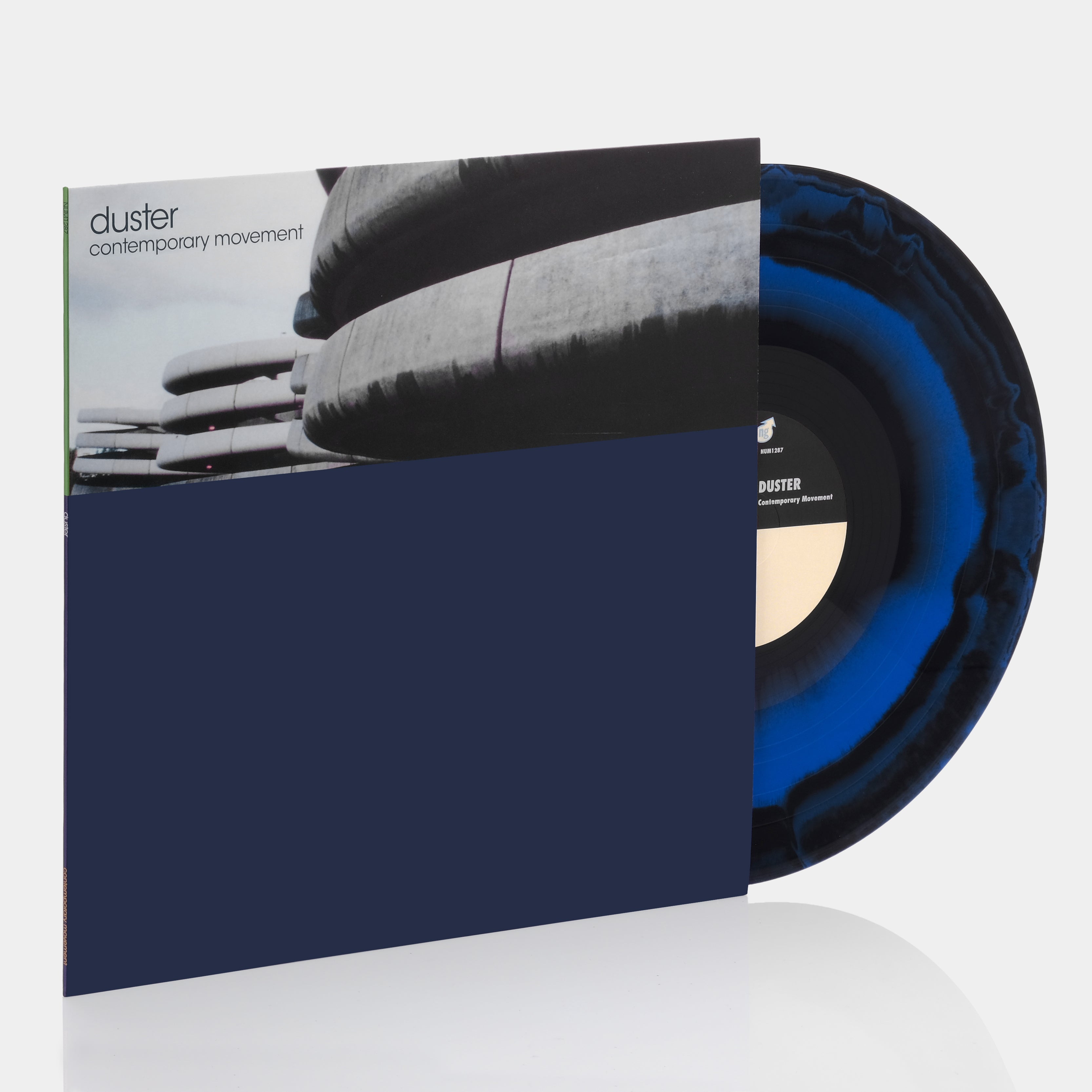 Duster - Contemporary Movement LP Blue In Black Swirl Vinyl Record