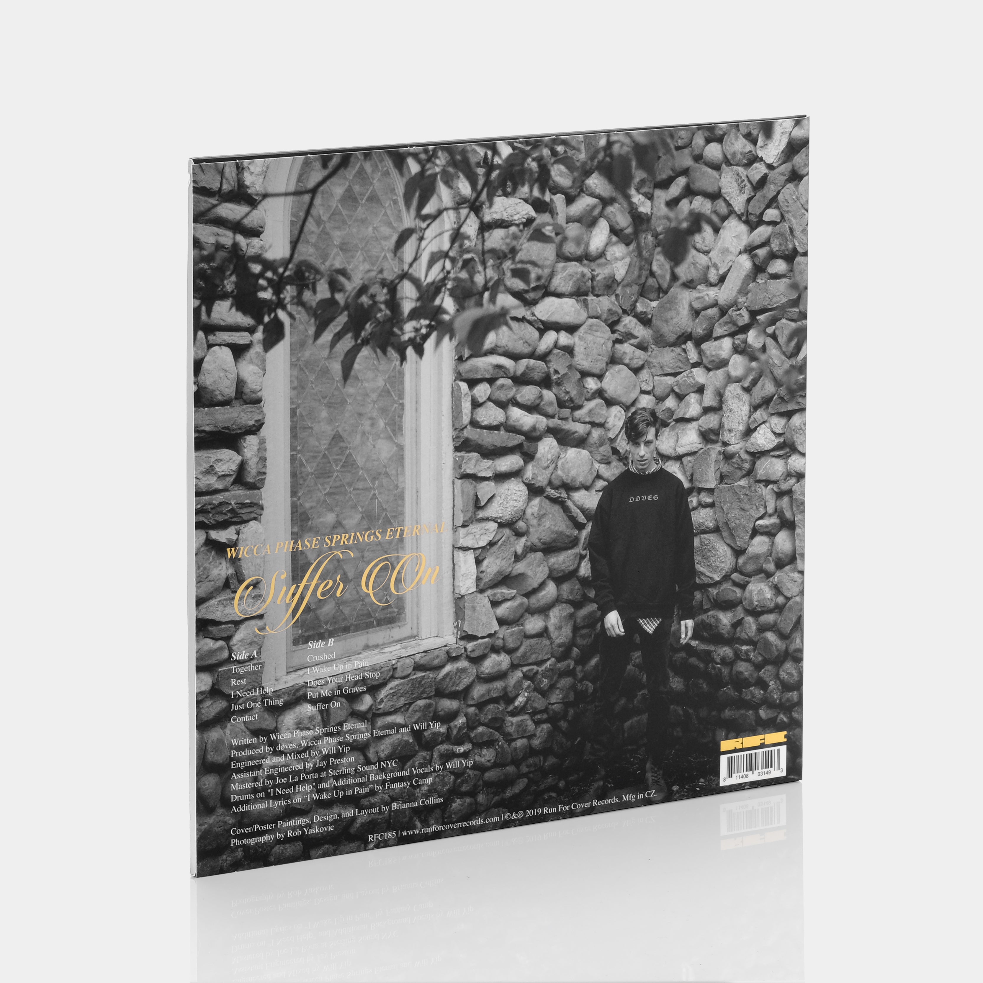 Wicca Phase Springs Eternal - Suffer On LP Pink With Purple Splatter Vinyl Record