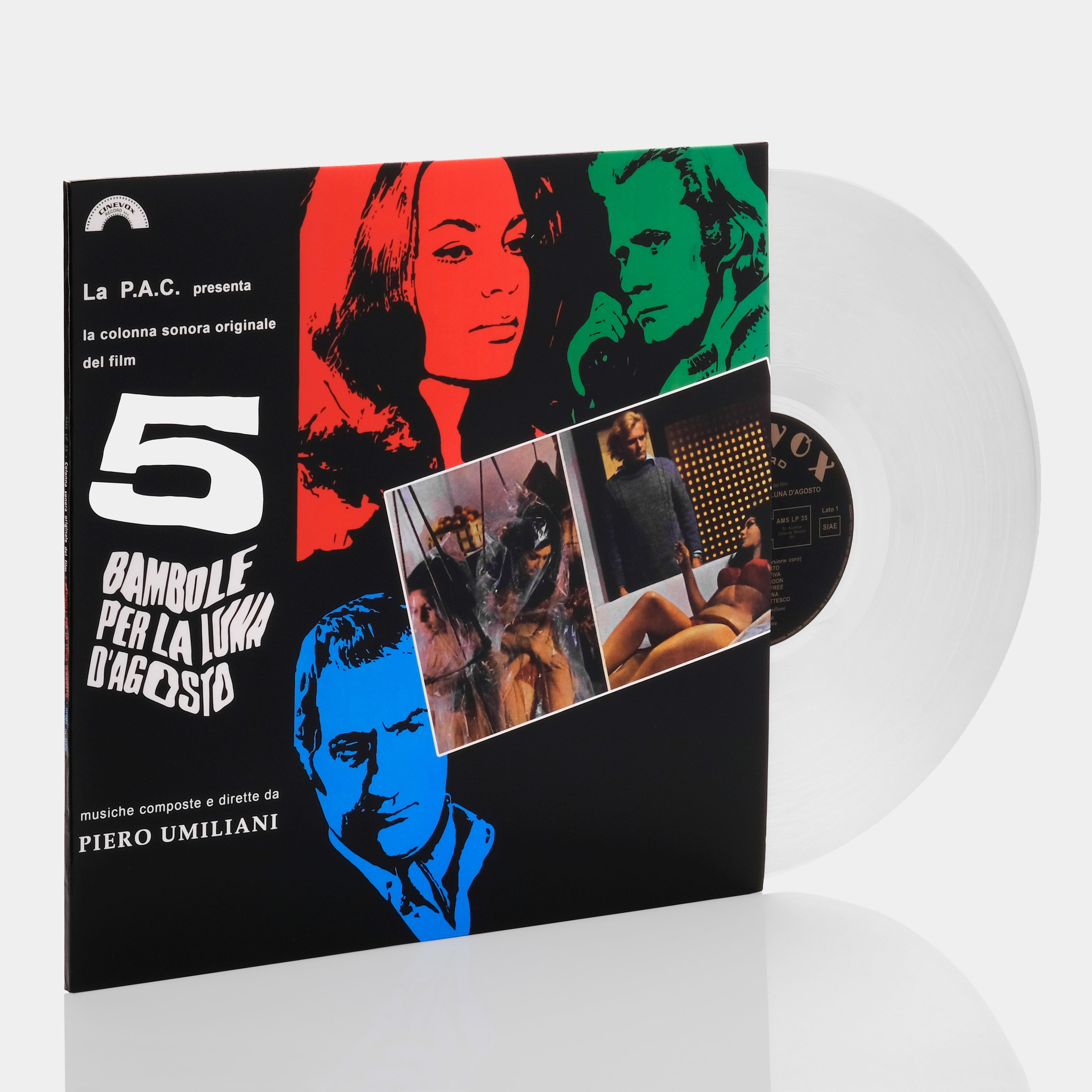 Piero Umiliani - 5 Bambole Per La Luna D'Agosto LP Clear Vinyl Record