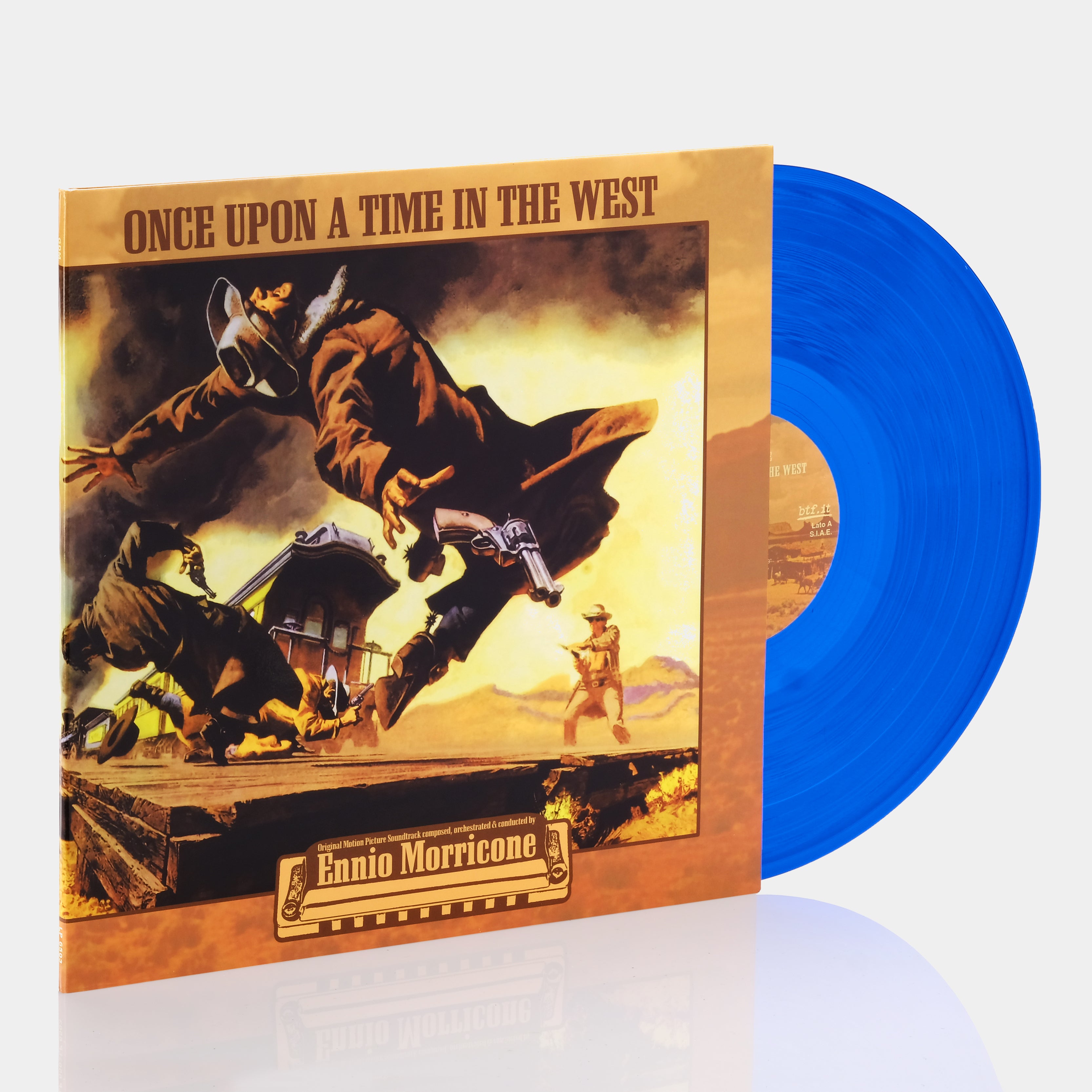 Ennio Morricone - Once Upon A Time In The West (Original Motion Picture Soundtrack) LP Blue Vinyl Record