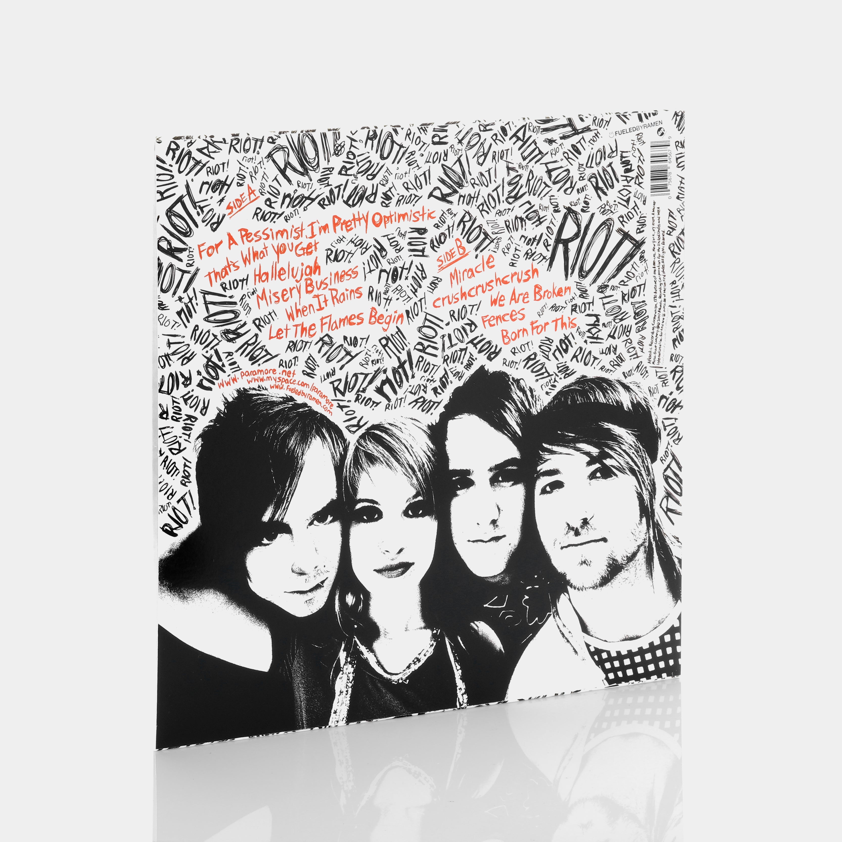 Paramore - Riot! LP Silver Vinyl Record