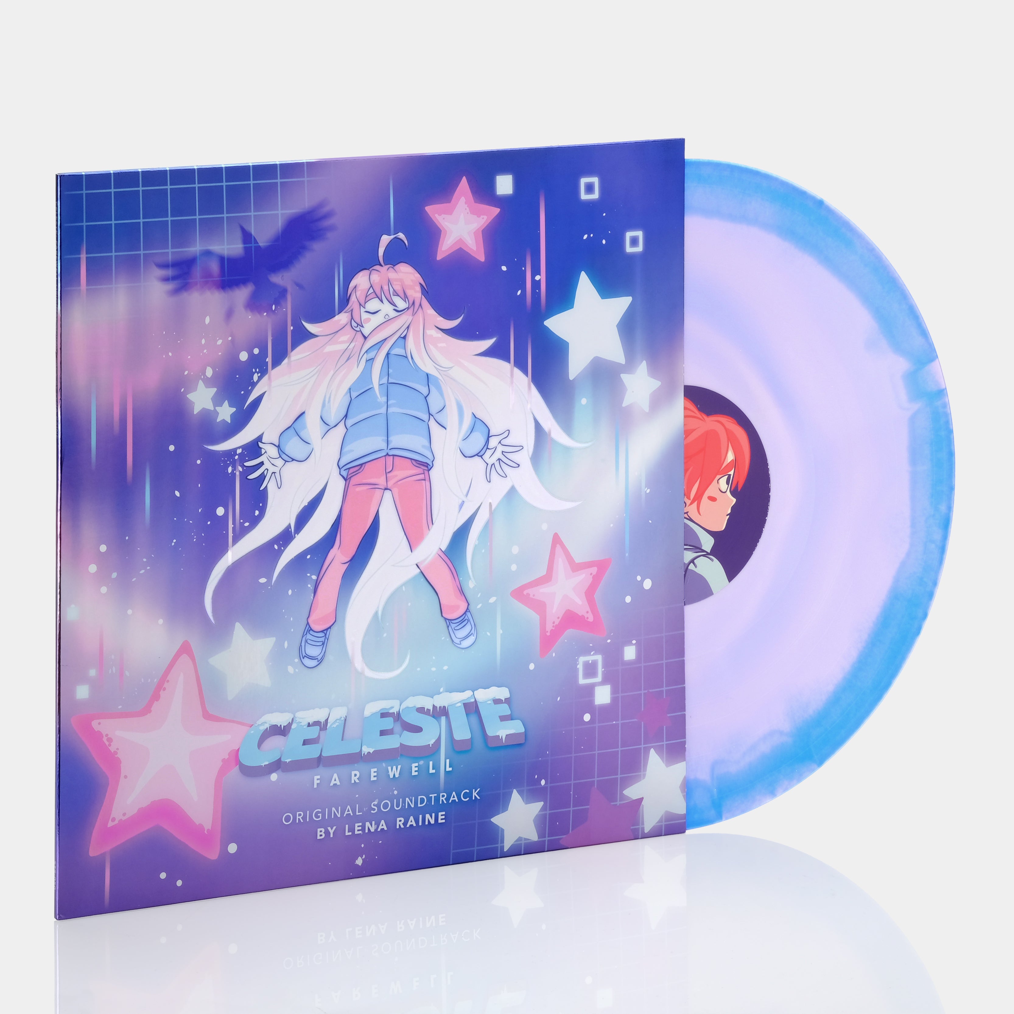 Lena Raine - Celeste: Farewell (Original Soundtrack) LP Blue and Pink Swirl Vinyl Record