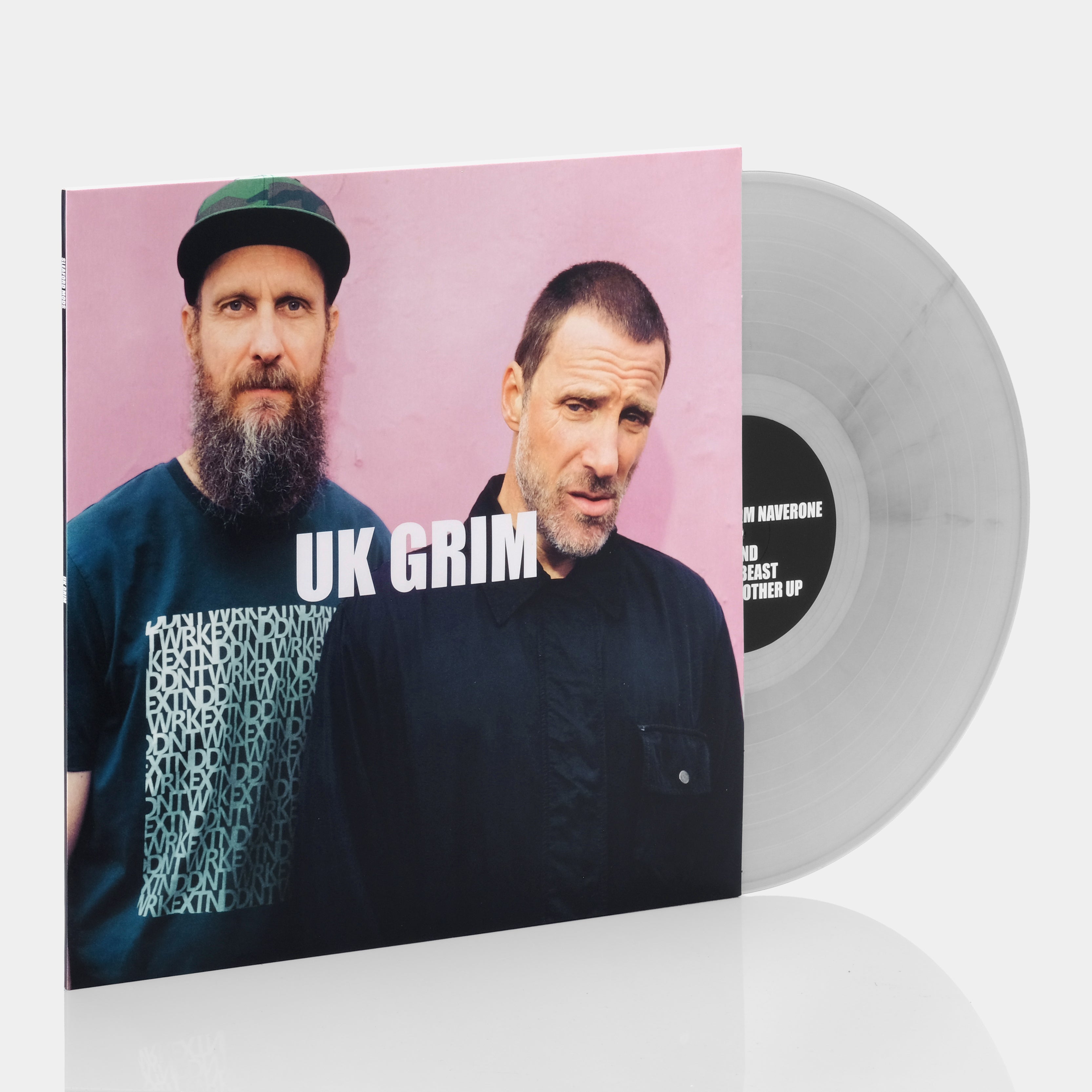 Sleaford Mods - UK Grim LP Silver Vinyl Record