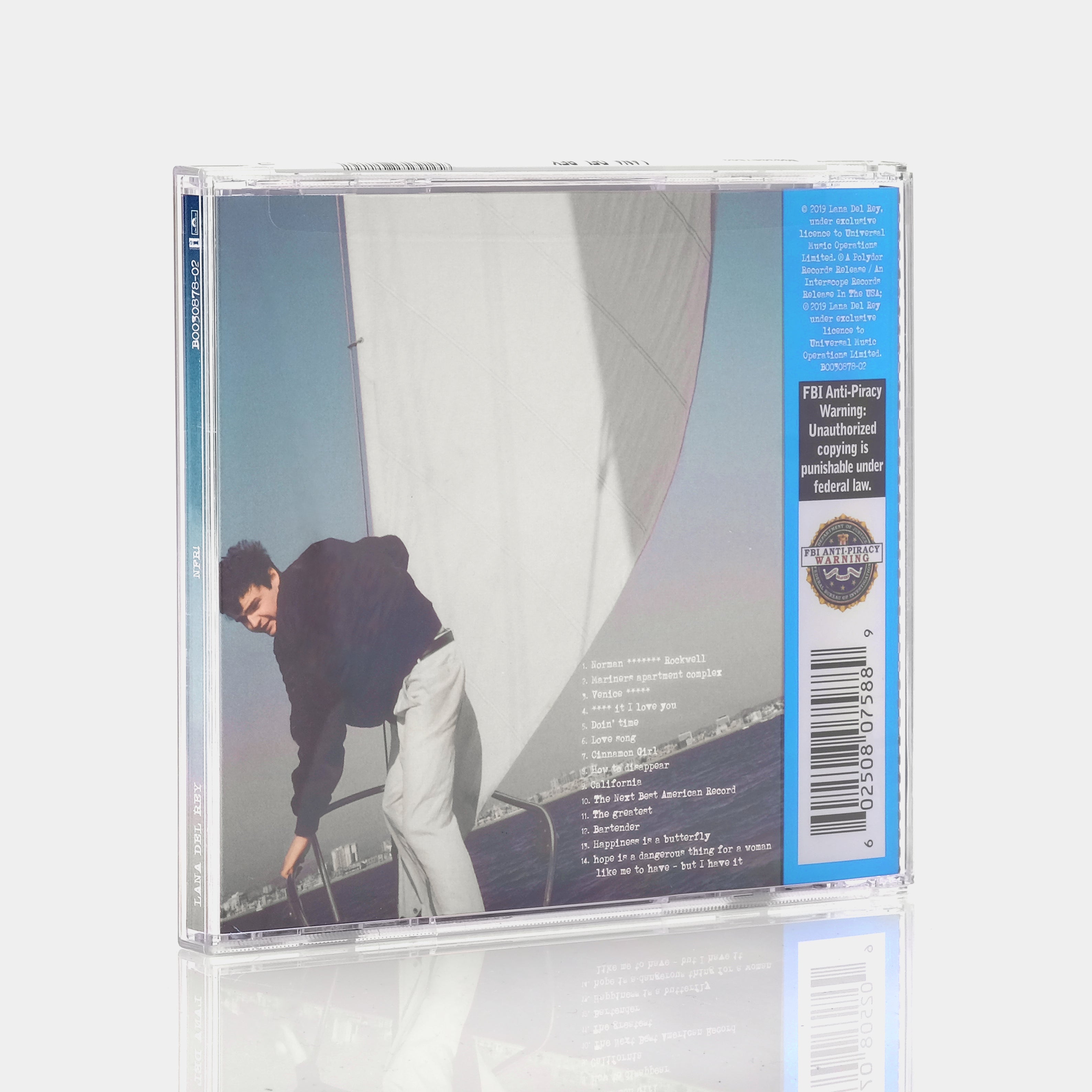 Lana Del Rey NFR CD Back