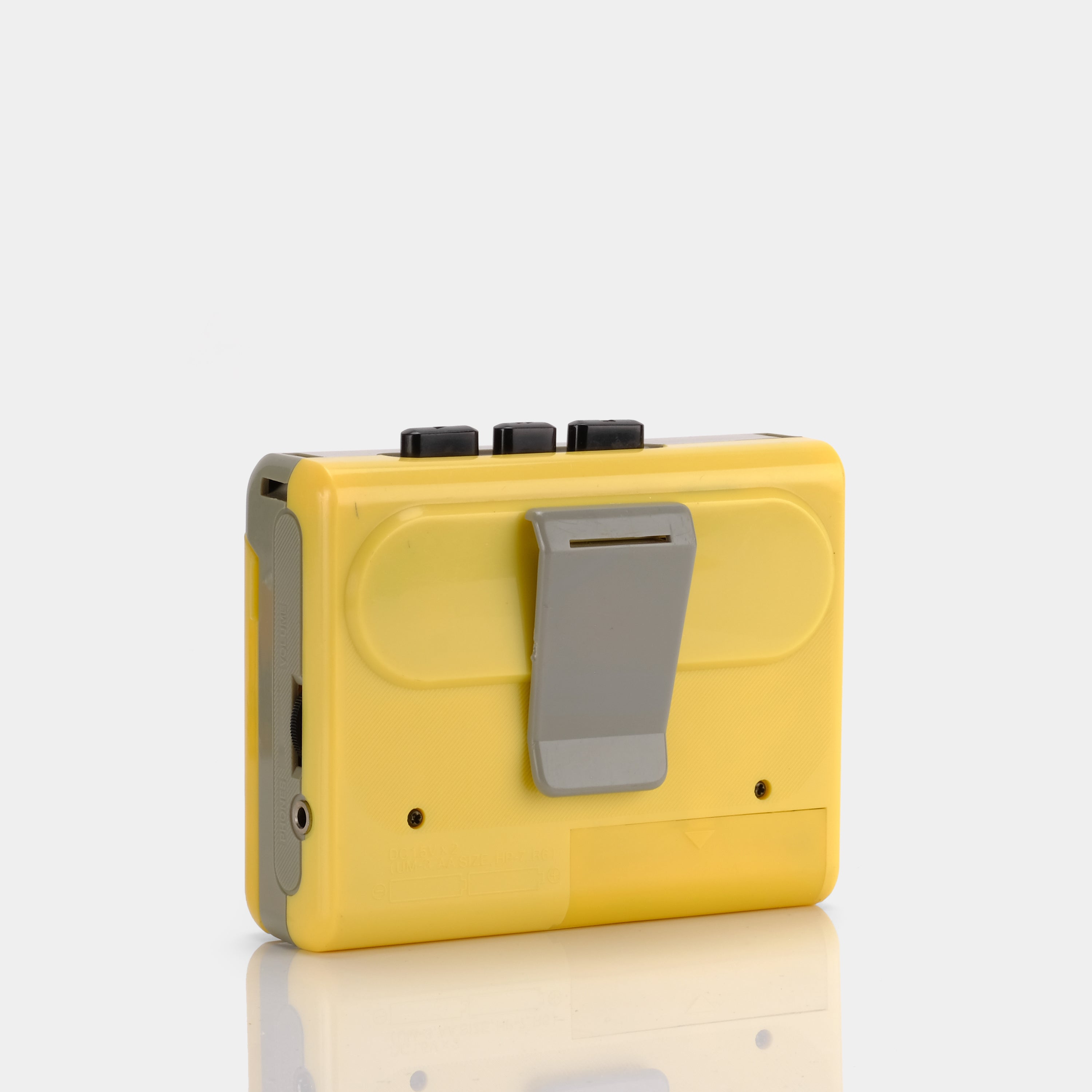 Lenoir 359 Stereo Yellow Portable Cassette Player