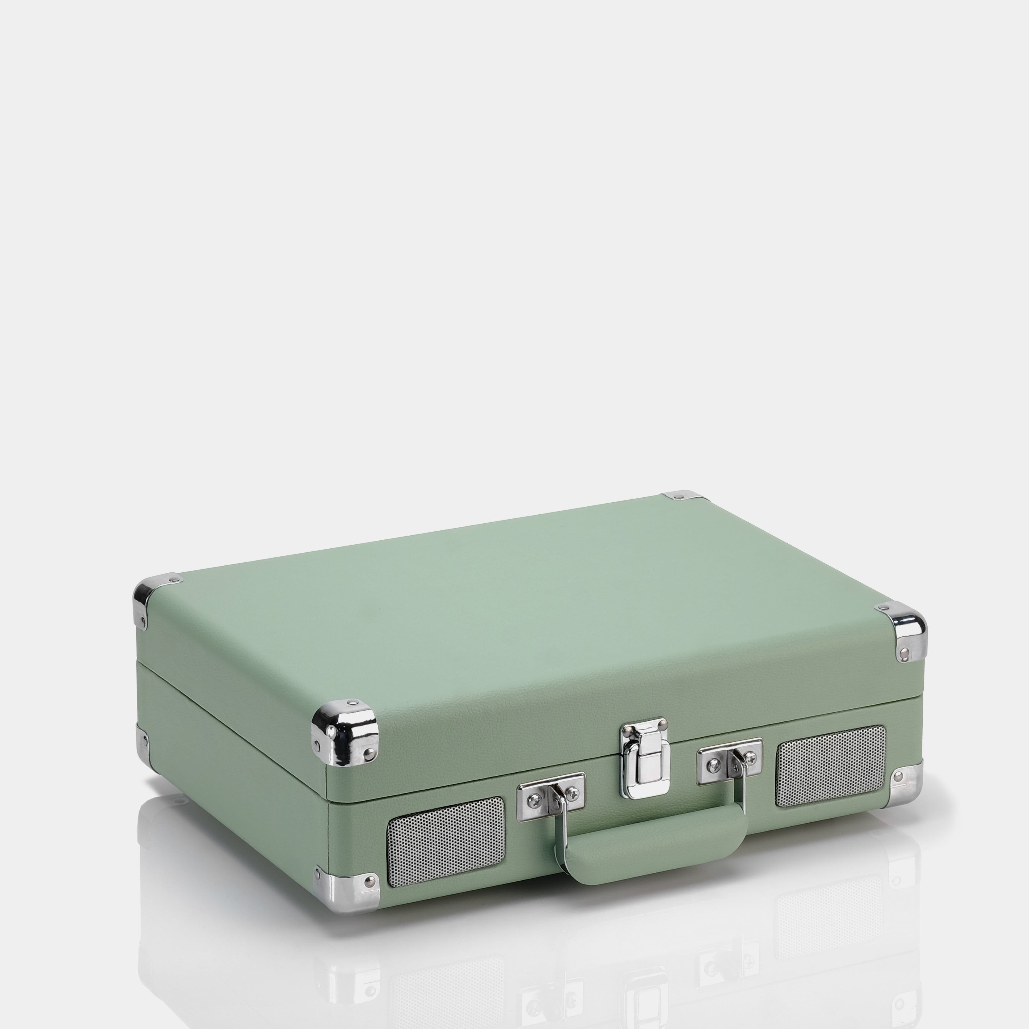 Crosley Cruiser Deluxe Mint Portable Turntable with Bluetooth