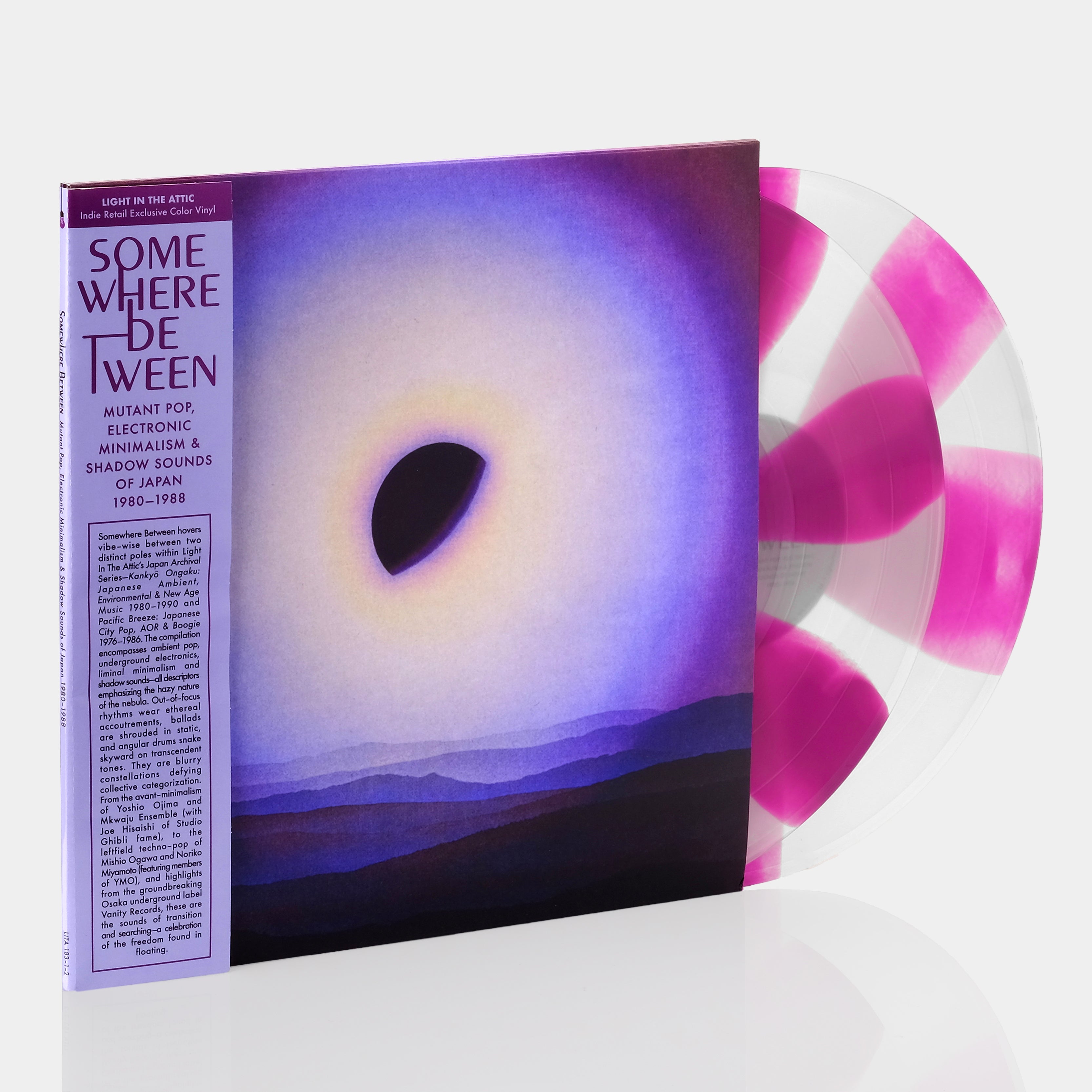 Somewhere Between: Mutant Pop, Electronic Minimalism & Shadow Sounds Of Japan 1980-1988 2xLP Purple Cornetto Vinyl Record