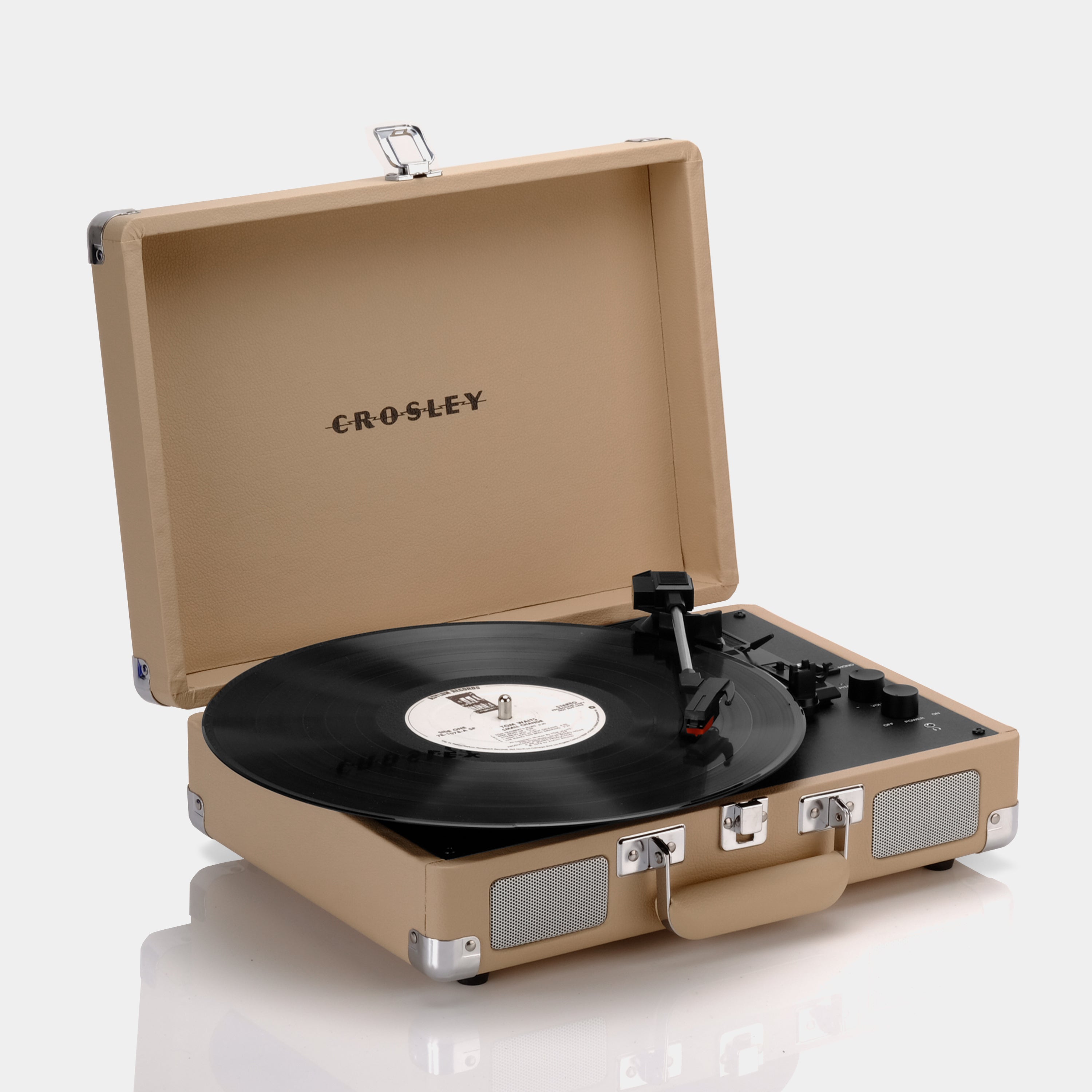 Crosley Cruiser Plus Light Tan Turntable with Bluetooth