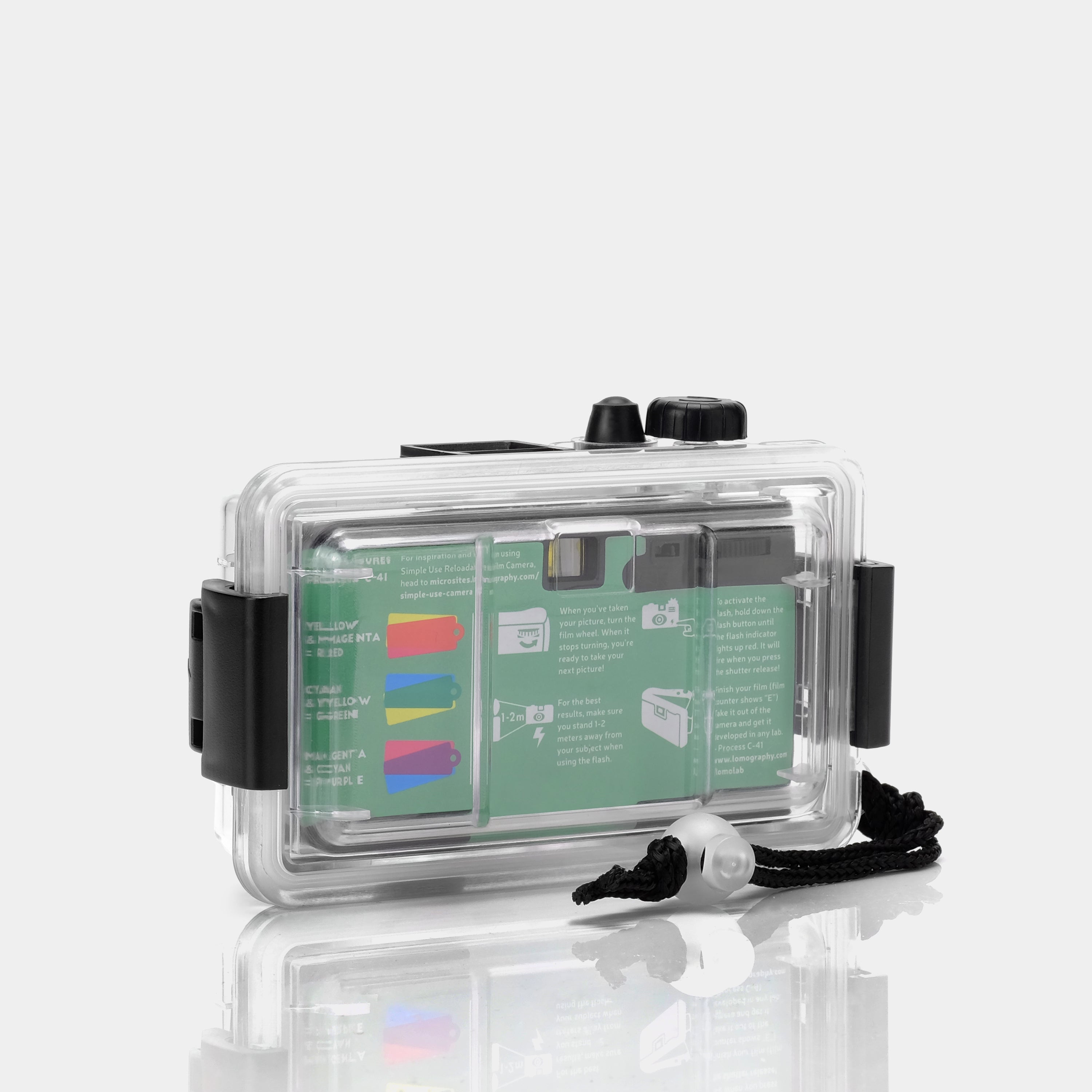 Lomochrome Purple Analogue Aqua Underwater Simple Use 35mm Point and Shoot Film Camera