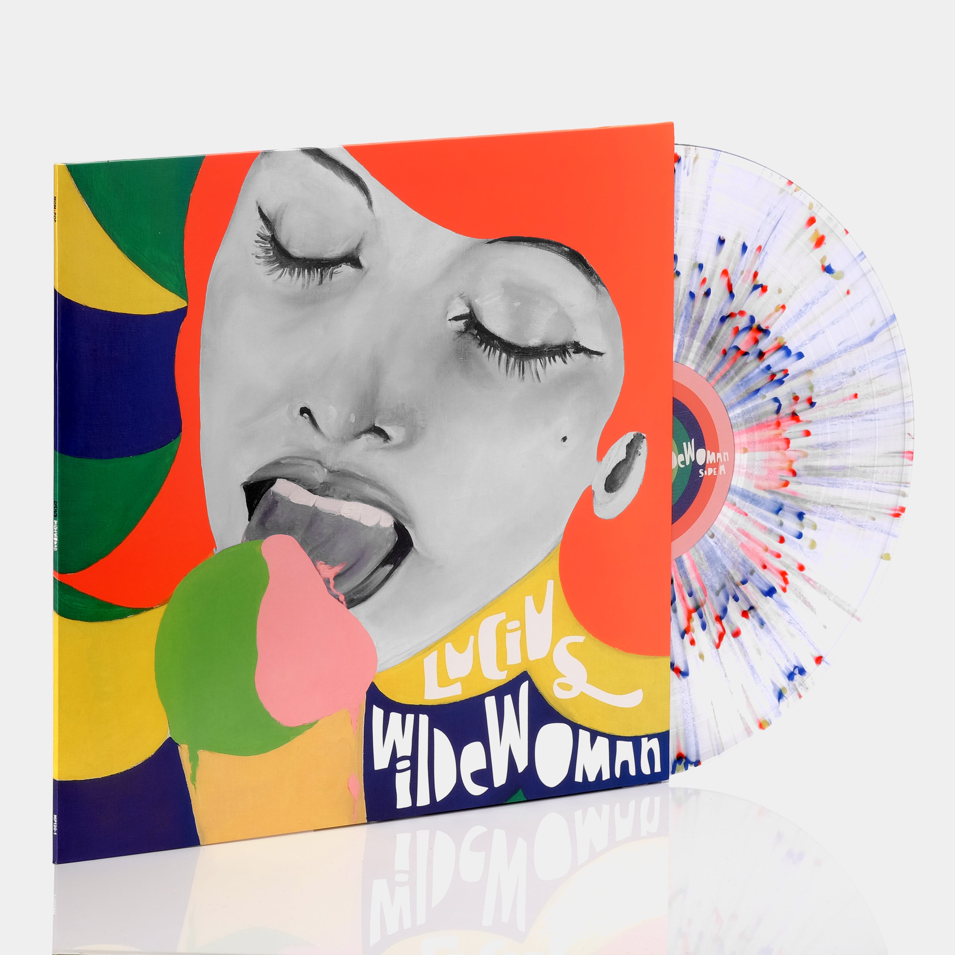 Lucius - Wildewoman LP Blue Splatter Vinyl Record