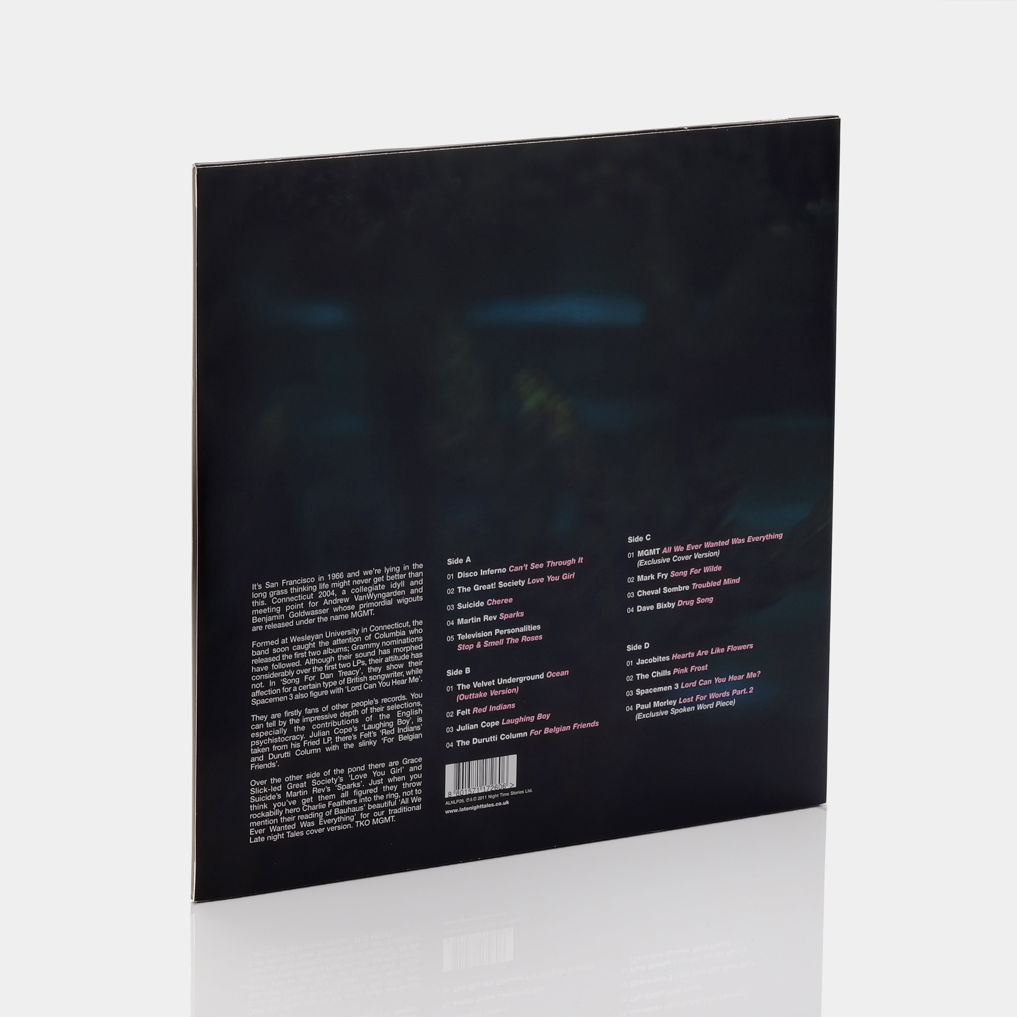 Late Night Tales: MGMT 2xLP Vinyl Record