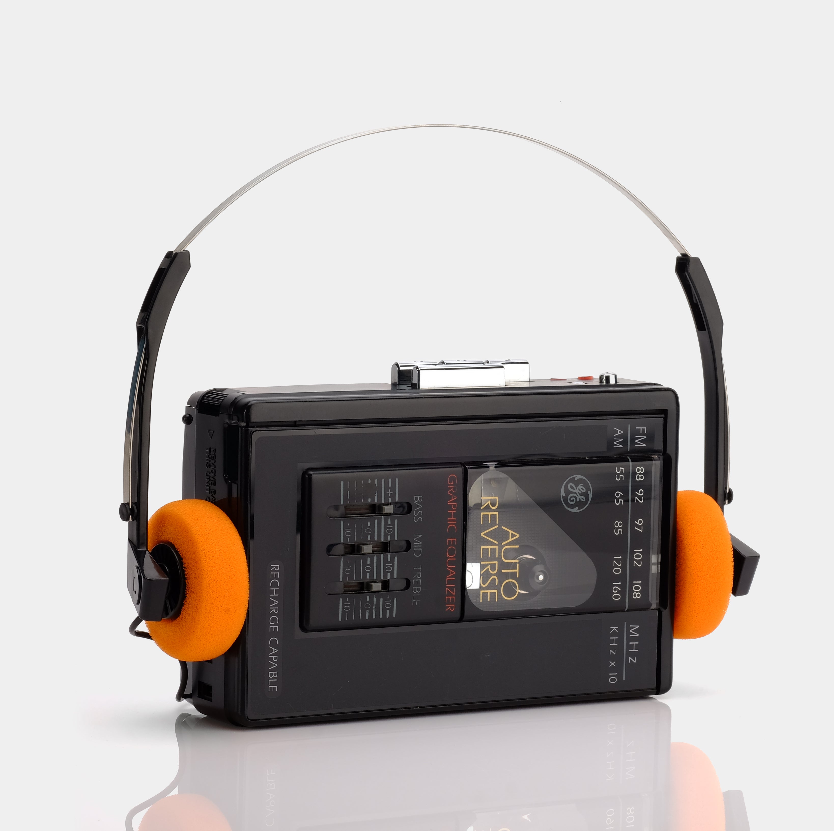 General Electric Auto Reverse AM/FM Portable Cassette Player