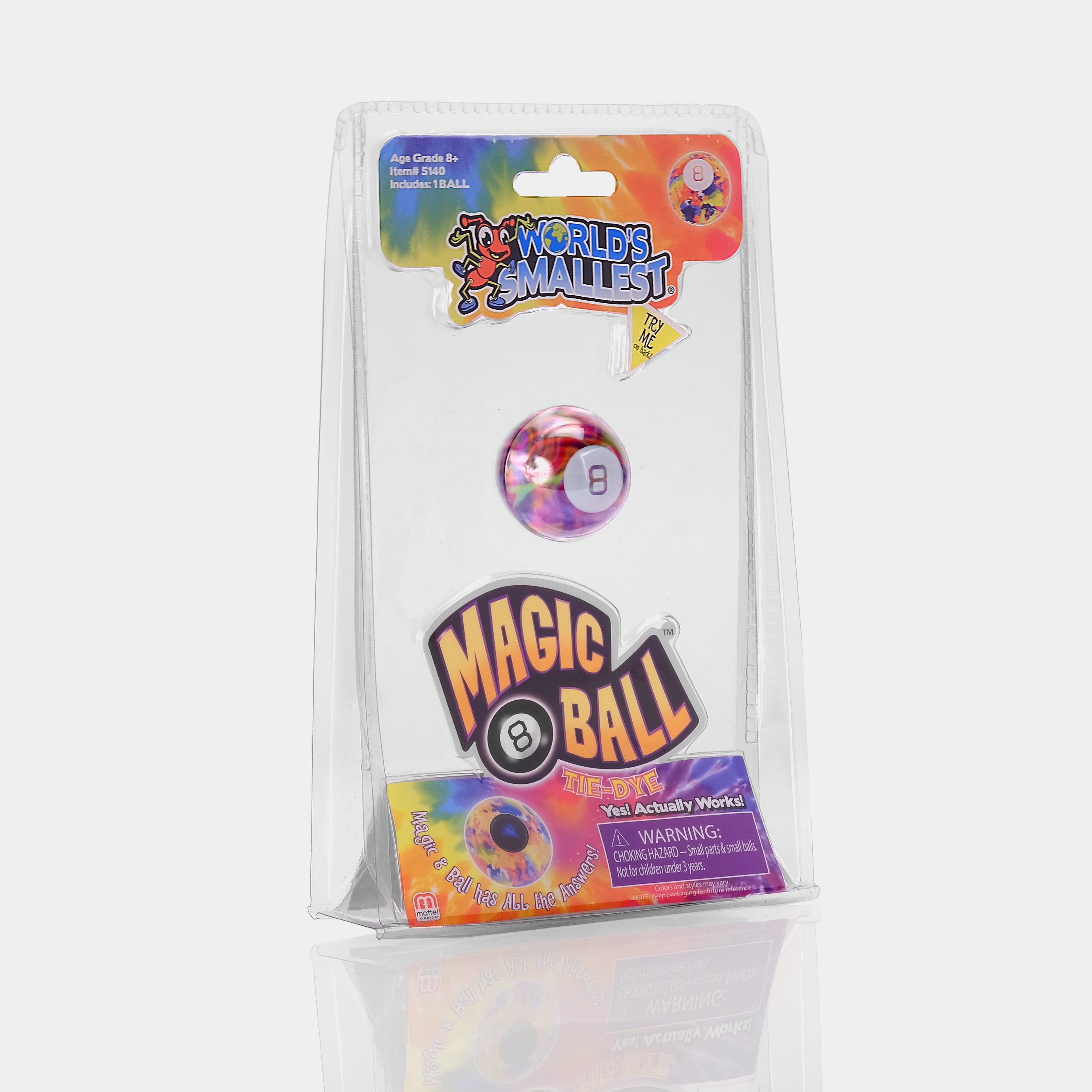 World’s Smallest Tie-Dye Magic 8 Ball