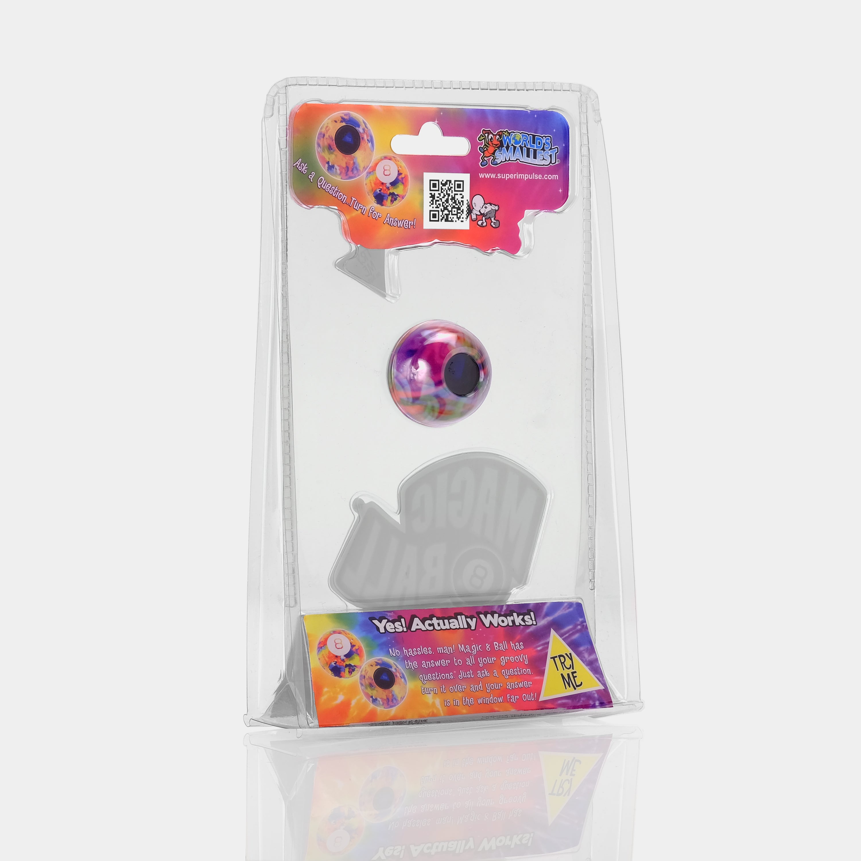World’s Smallest Tie-Dye Magic 8 Ball