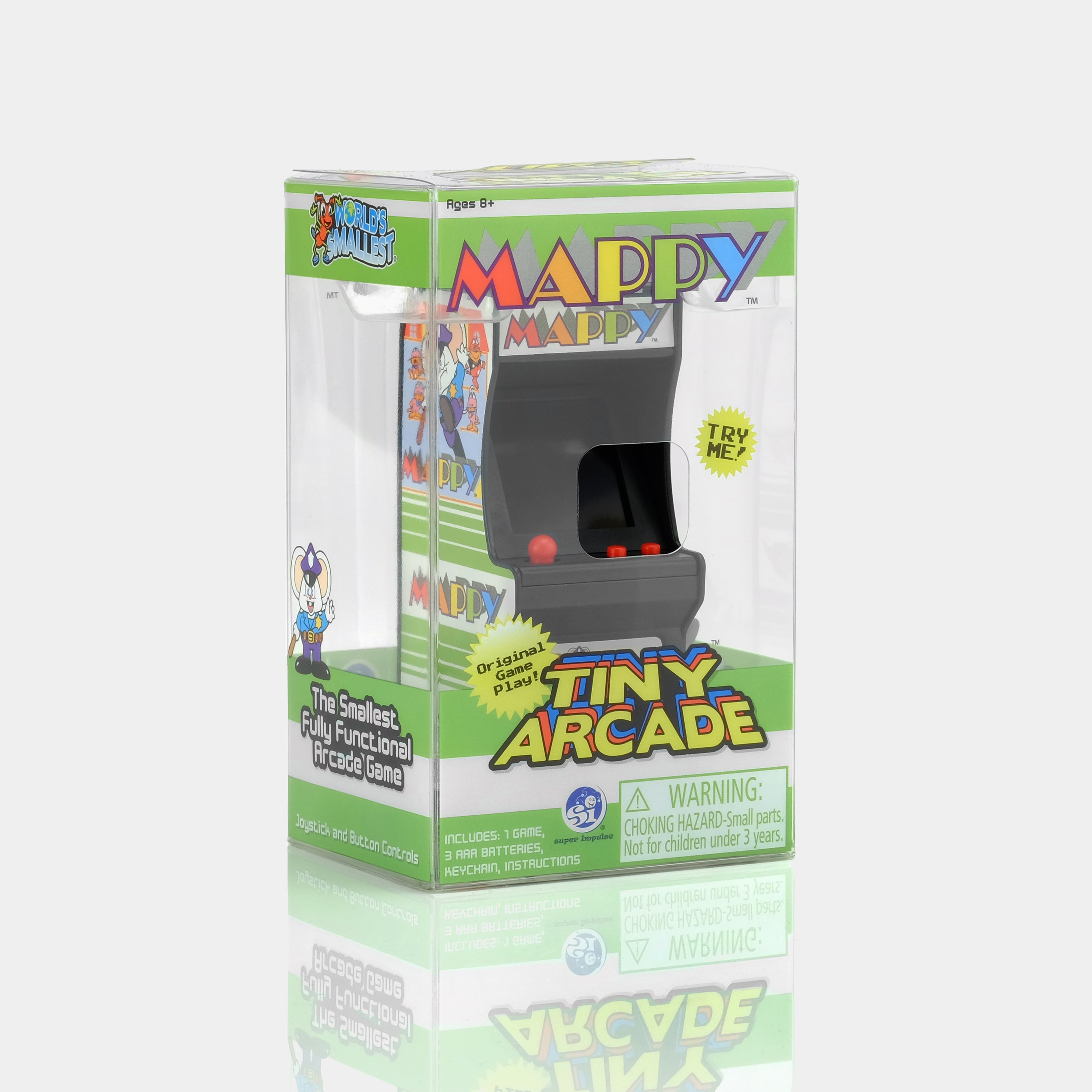 World's Smallest Tiny Arcade Mappy Game Keychain