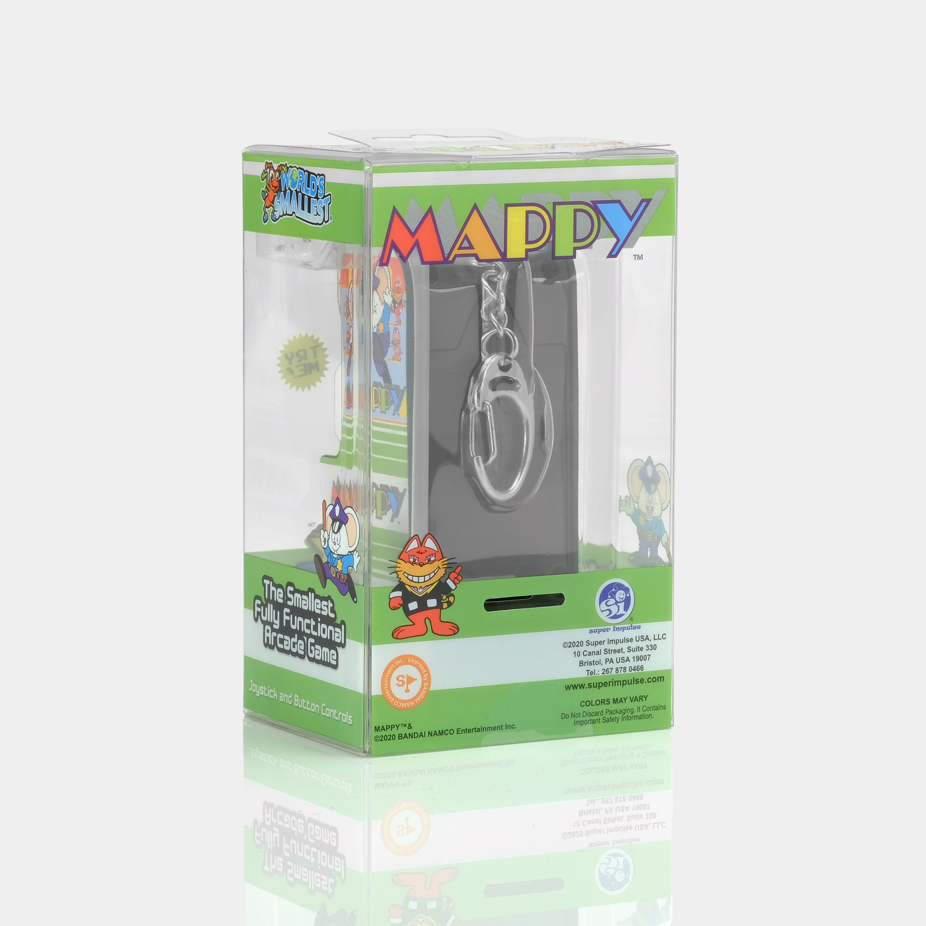 World's Smallest Tiny Arcade Mappy Game Keychain