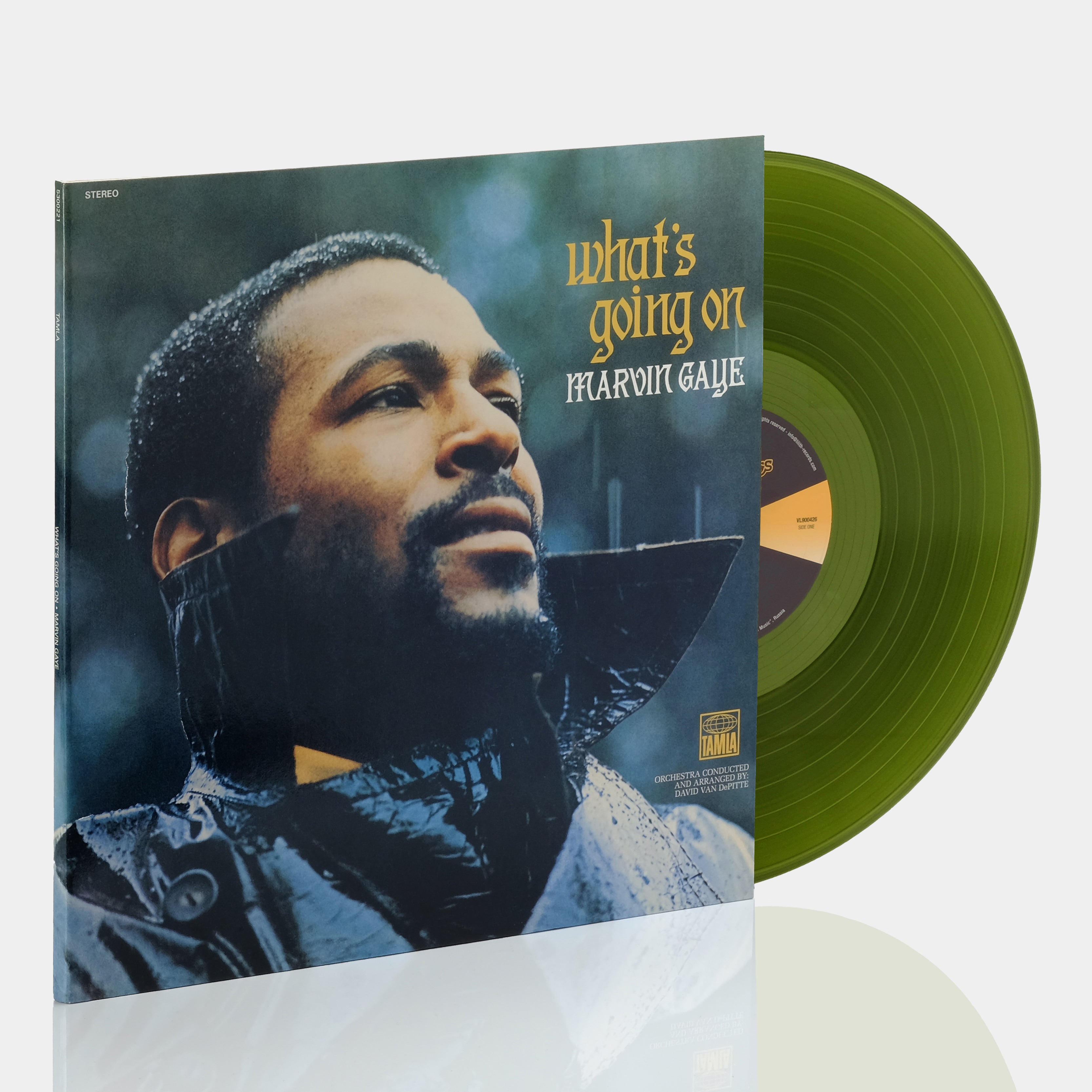 Marvin Gaye - What's Going On LP Swamp Green Vinyl Record