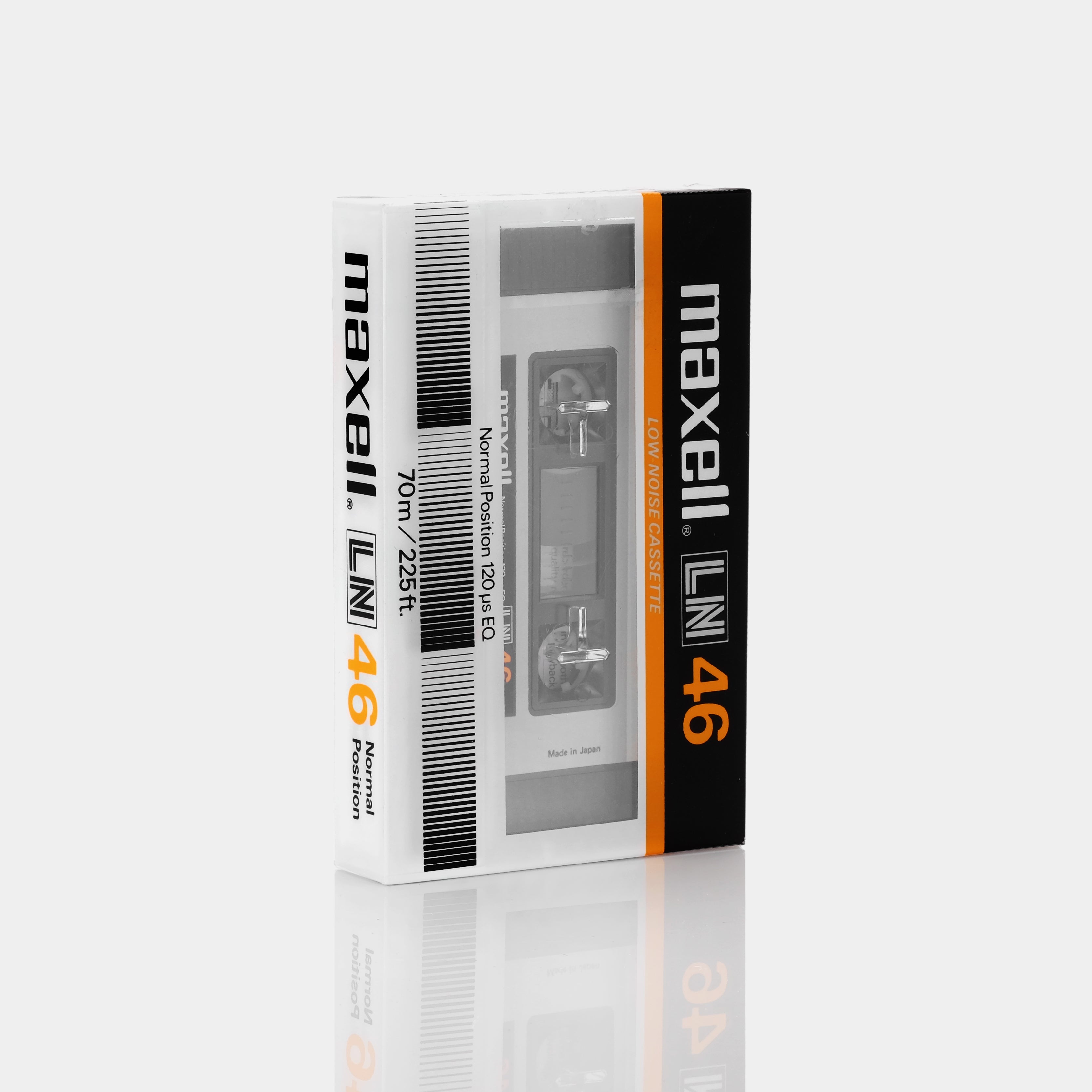 Maxell LN 46 Type I 46 Min Blank Cassette Tape