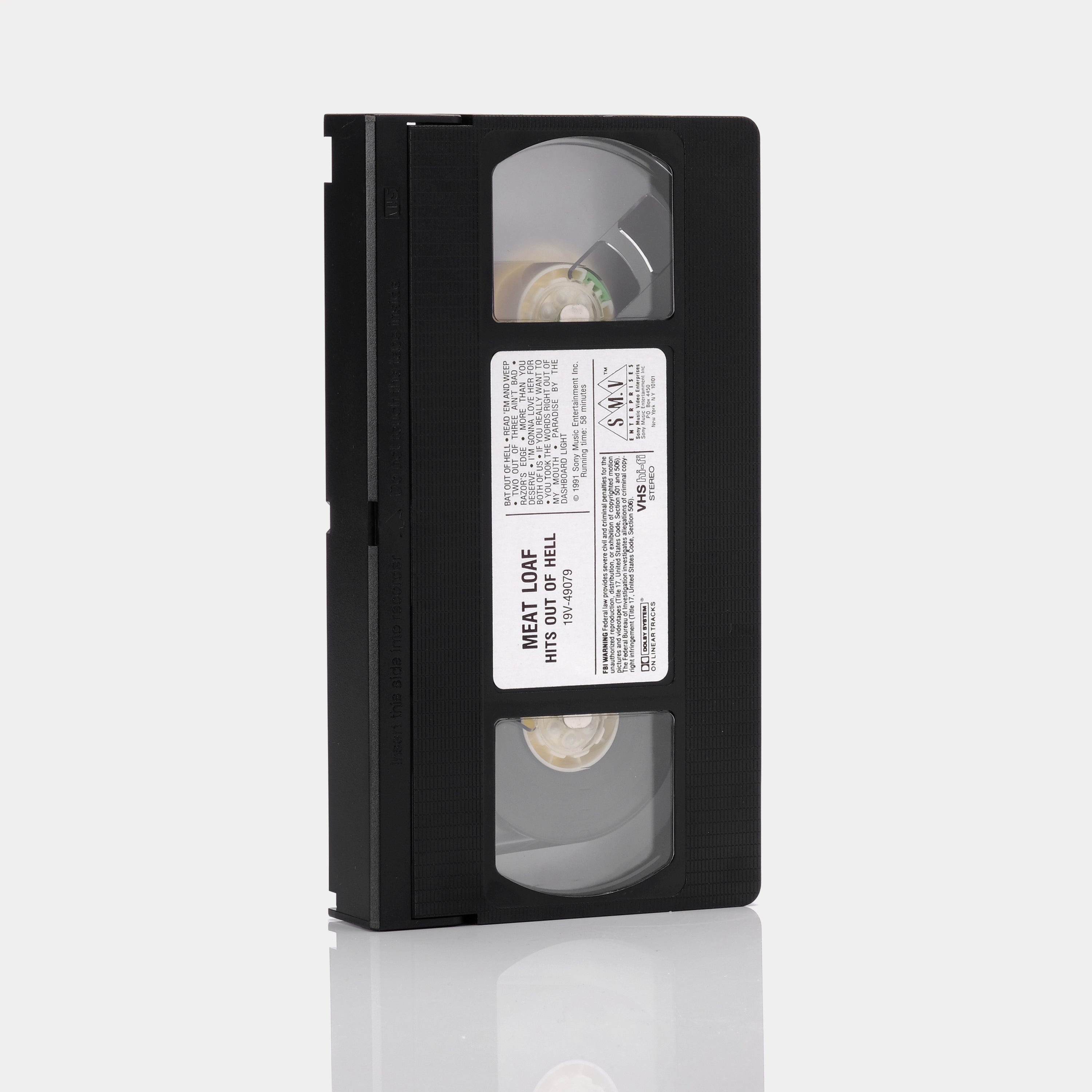 Meat Loaf: Hits Out of Hell VHS Tape